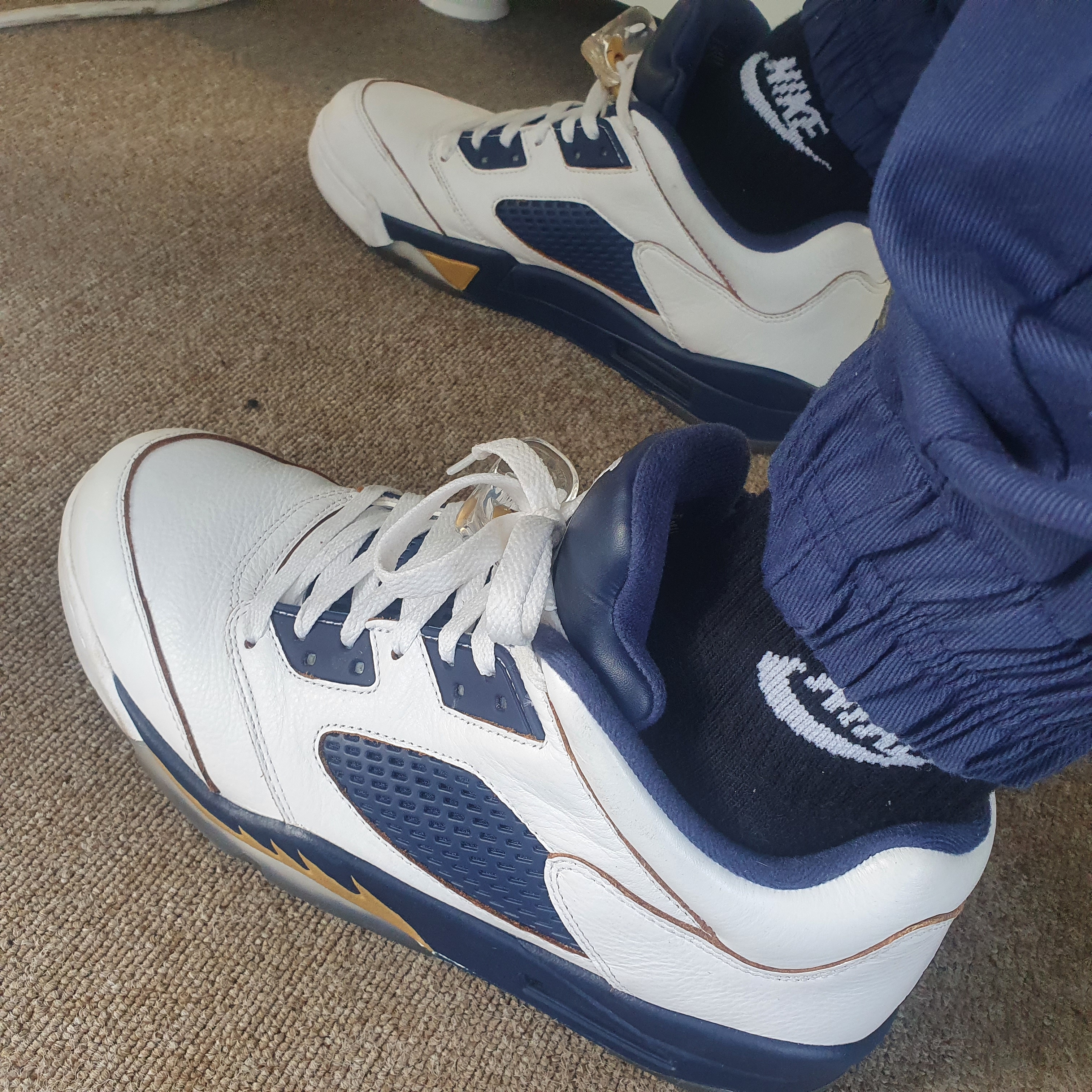 Jordan 5 Retro Low Dunk From Above 착용 스타일