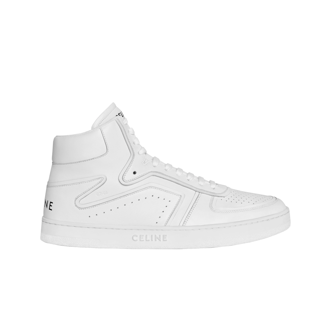 셀린느 Z 트레이너 CT-01 하이탑 카프스킨 스니커즈 옵틱 화이트(Celine Z Trainer CT-01 High Top Calfskin Sneakers Optic White)
