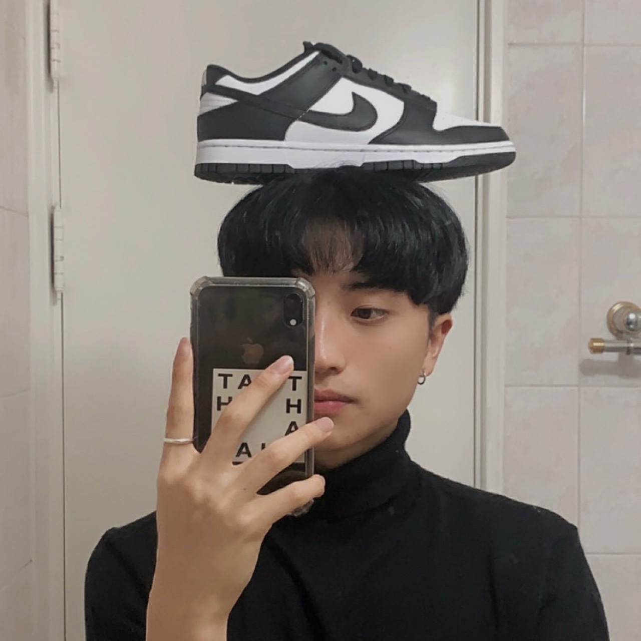 Nike Dunk Low Retro Black 착용 스타일