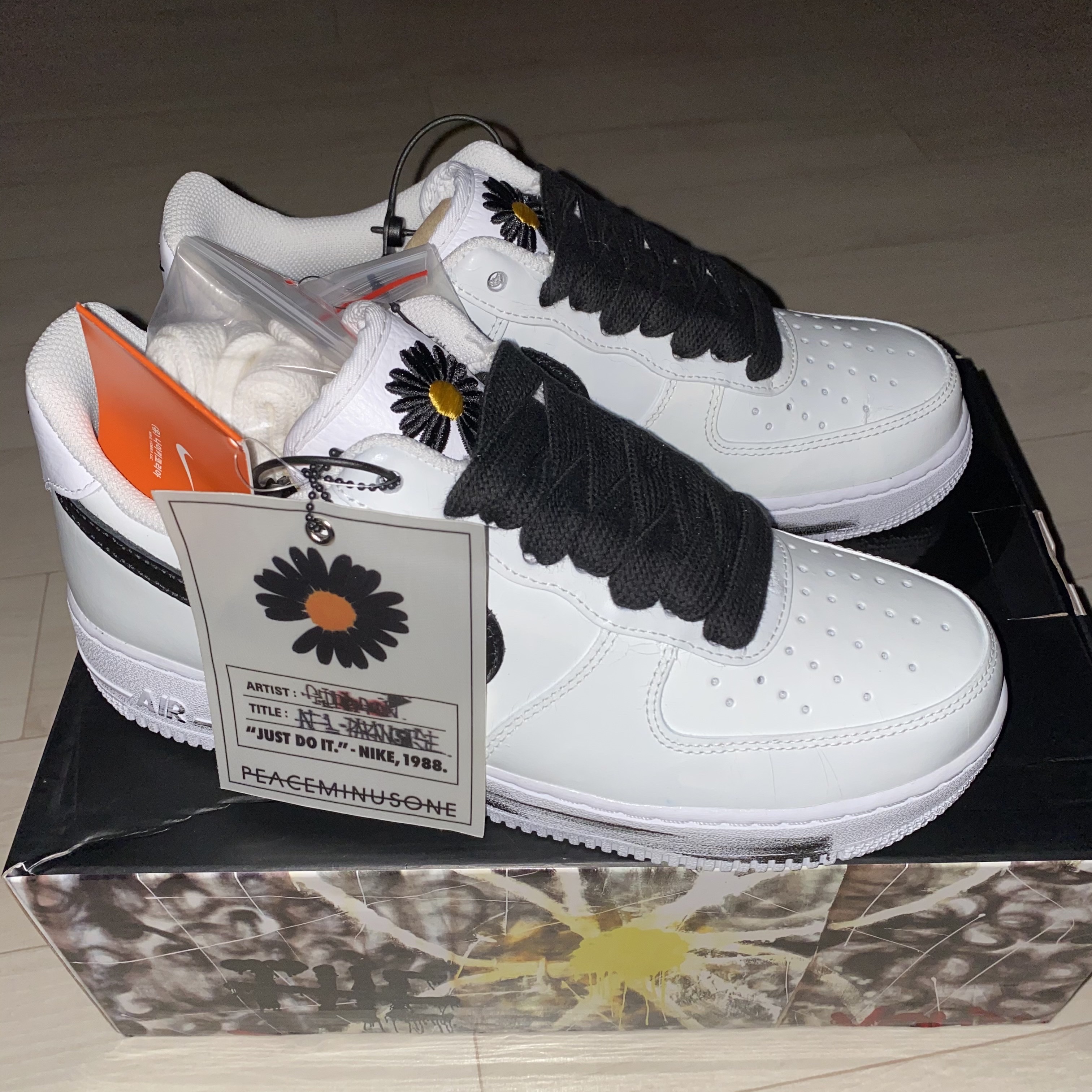 Nike x Peaceminusone Air Force 1 Low Para-Noise 2.0 착용 스타일 - 1