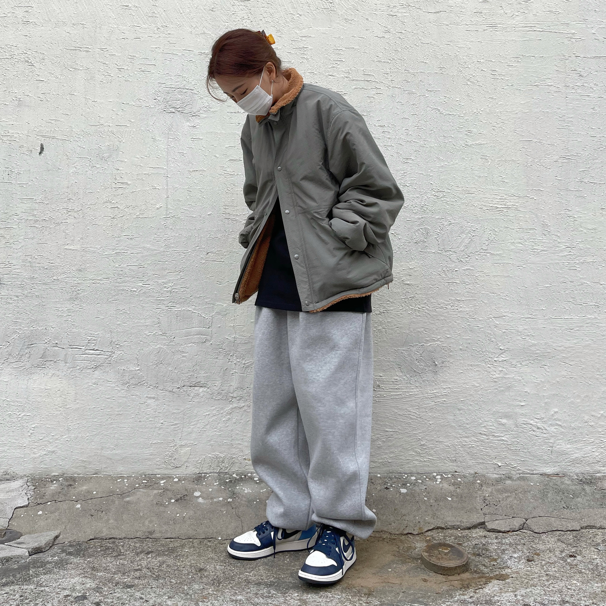 (GS) Jordan 1 Retro High Obsidian UNC 착용 스타일