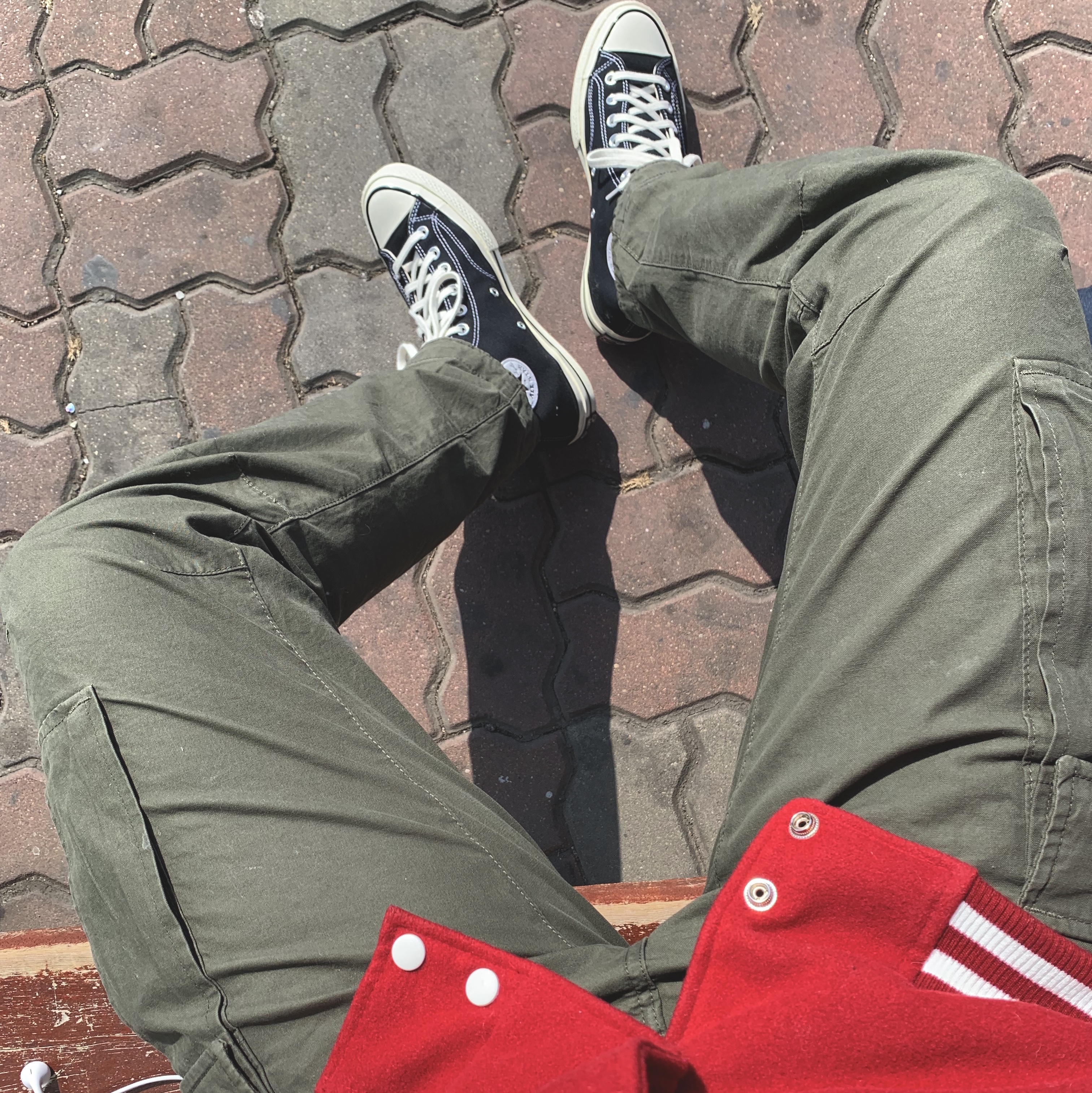 Converse Chuck 70 Hi Black 착용 스타일
