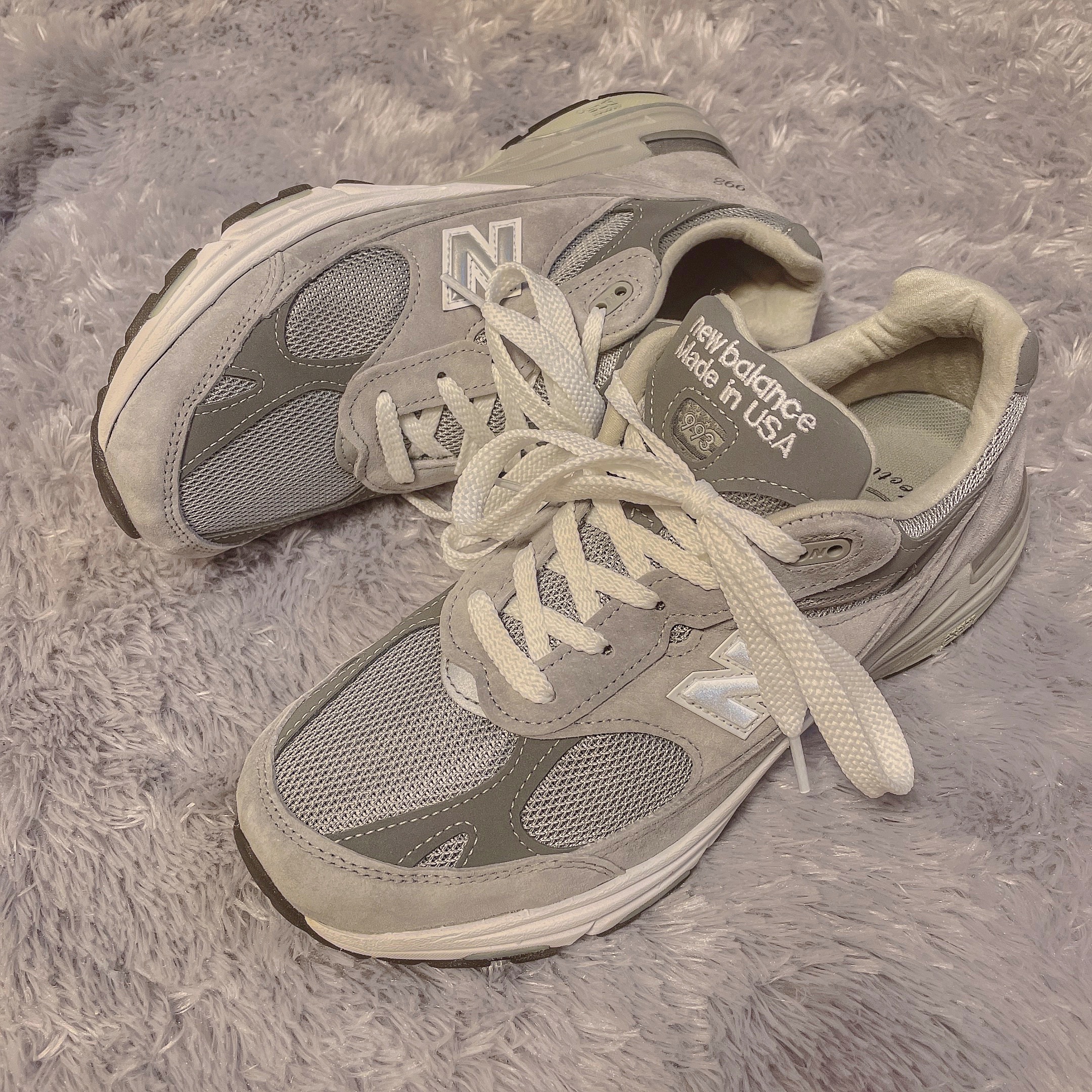 New Balance 993 Made in USA Grey - D Standard 착용 스타일