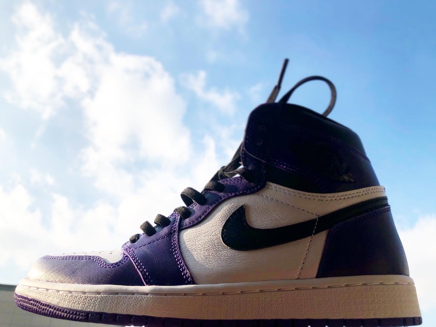 Jordan 1 Retro High OG Court Purple 2020, Nike x Stussy Cuff Beanie Black 착용 스타일 - 2