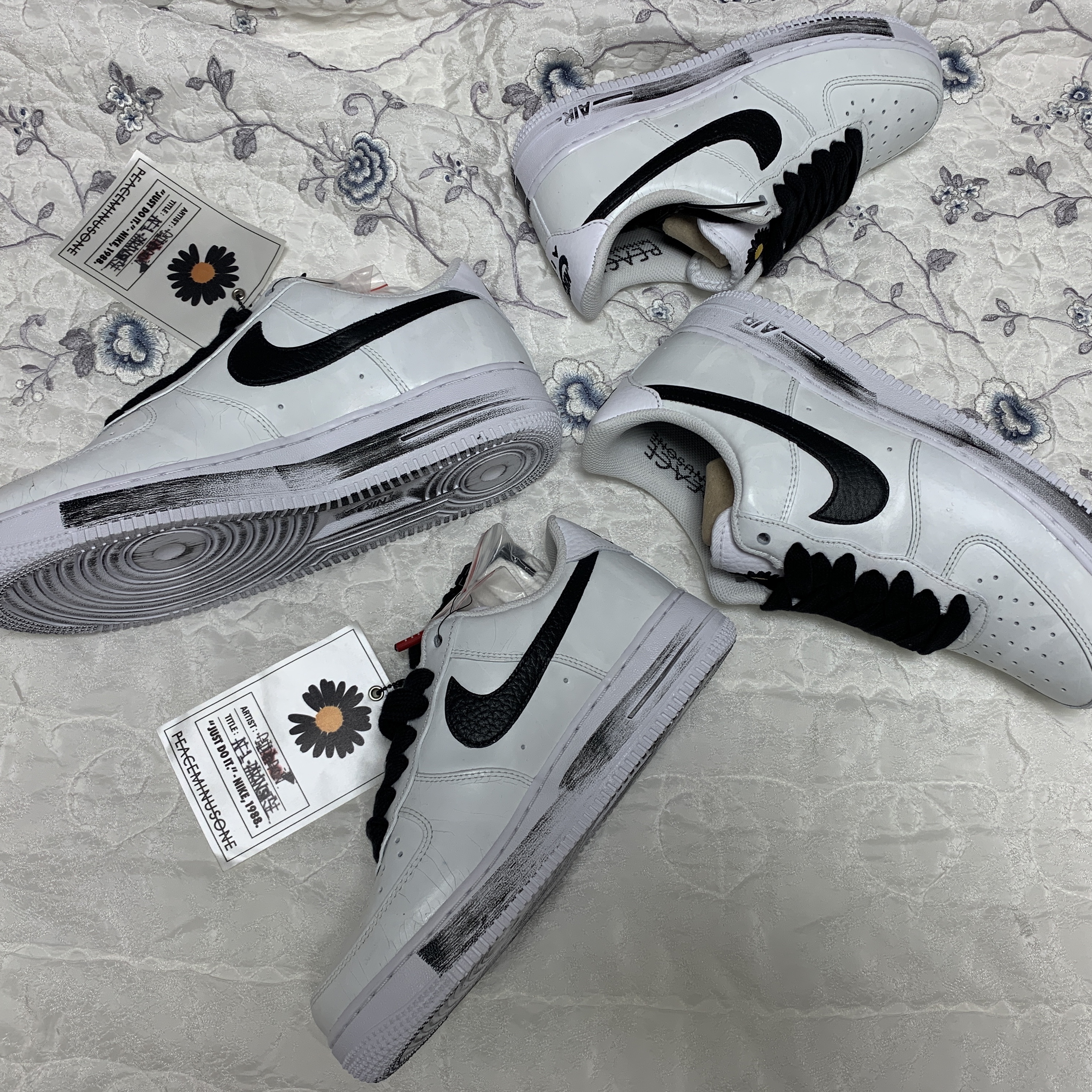 Nike x Peaceminusone Air Force 1 Low Para-Noise 2.0 착용 스타일 - 2