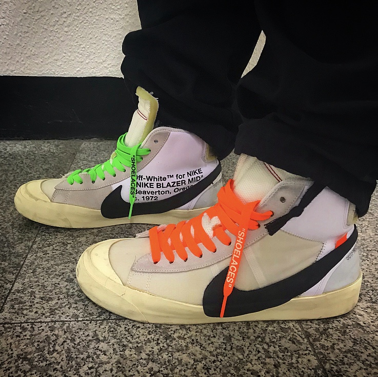 Nike x Off-White Blazer Mid White OG The Ten 착용 스타일