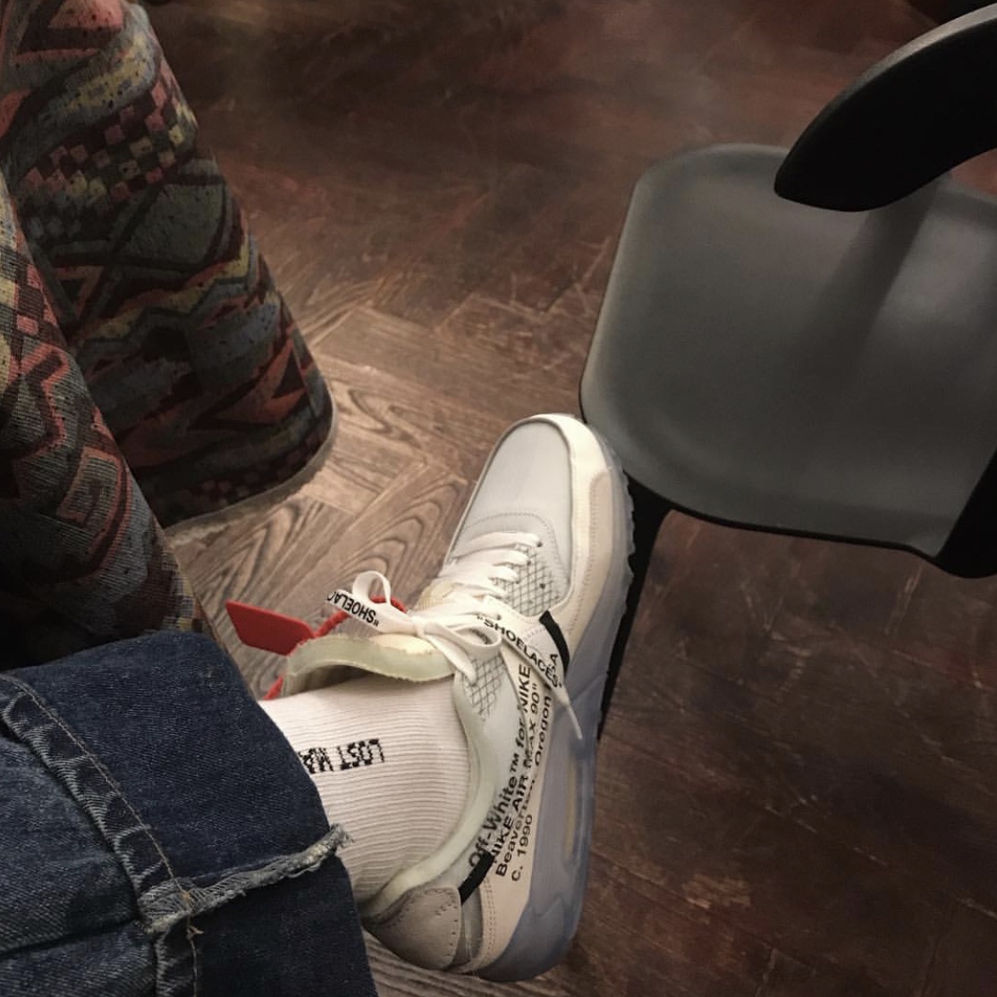 Nike x Off-White Air Max 90 The Ten 착용 스타일
