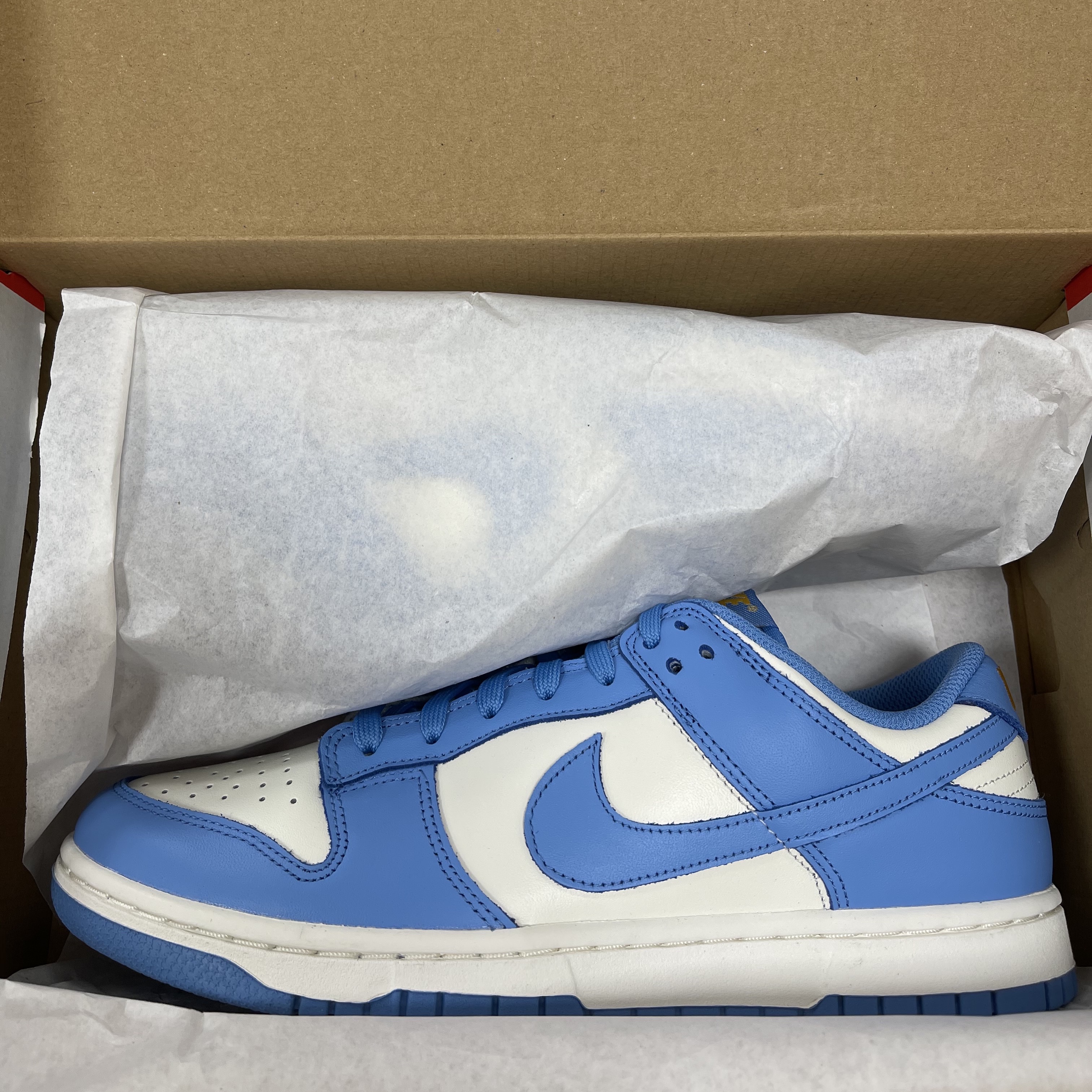 (W) Jordan 1 Low UNC University Blue 착용 스타일 - 2