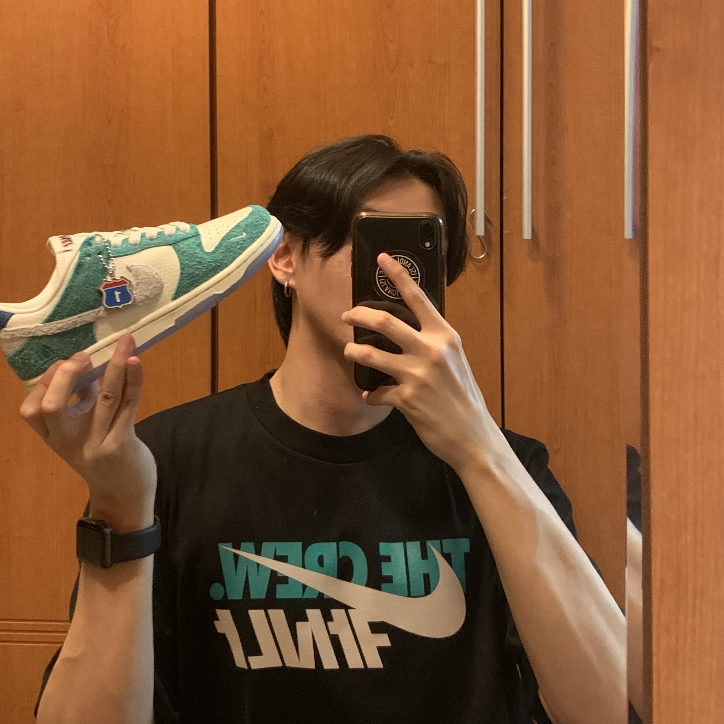 Nike x Kasina Dunk Low Road Sign - Kasina Exclusive 착용 스타일 - 1