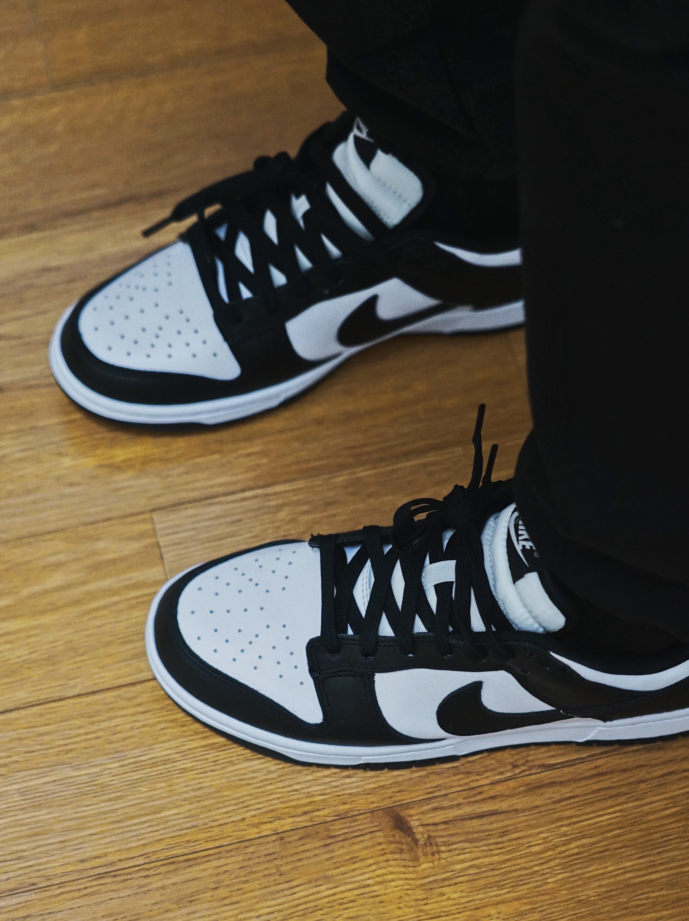 Nike Dunk Low Retro Black 착용 스타일 - 3