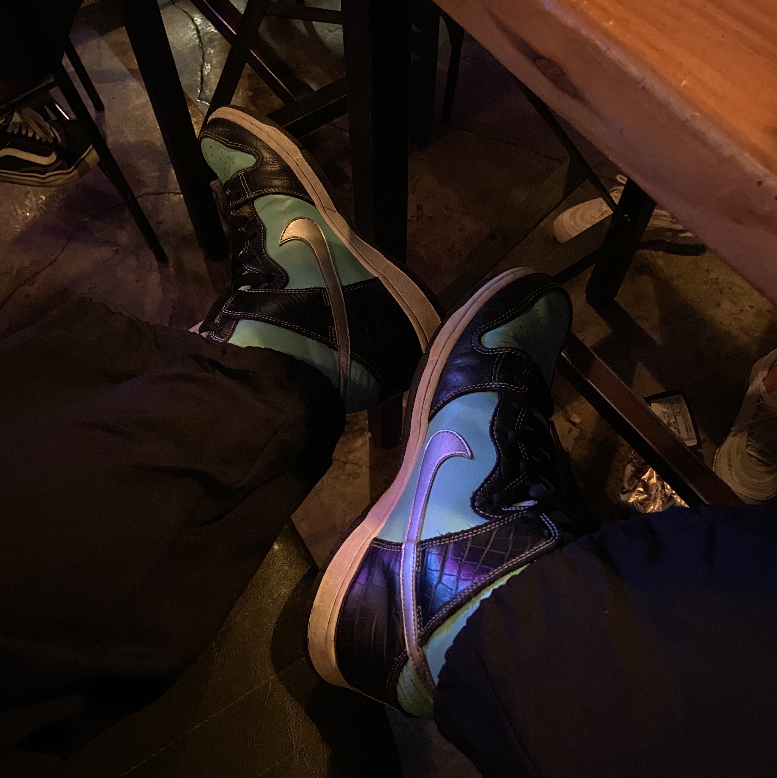 Nike x Diamond Supply Co. SB Dunk High Tiffany 착용 스타일 - 3