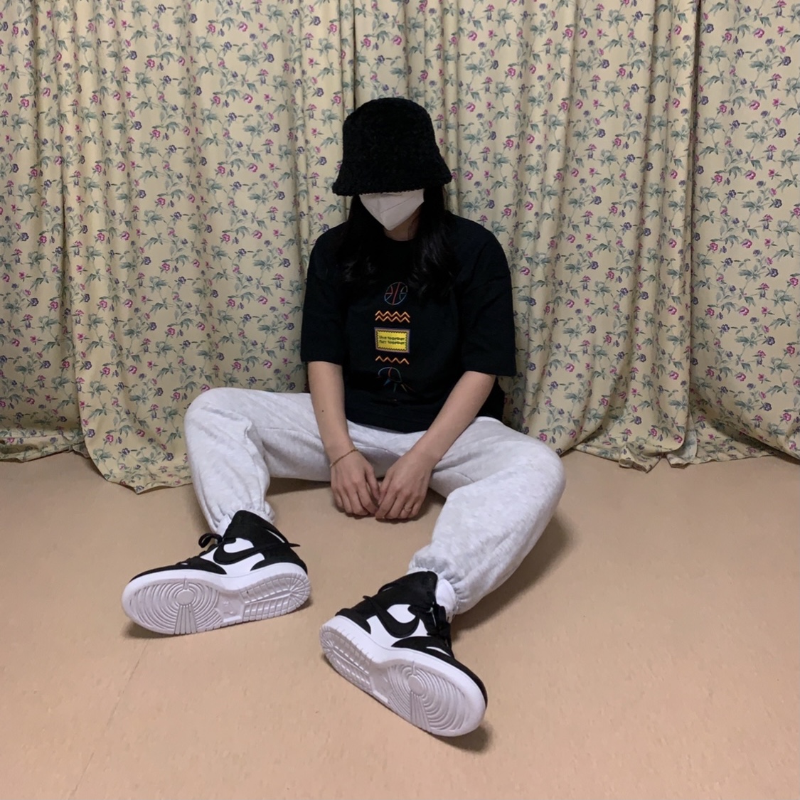 Nike x Ambush Dunk High Black 착용 스타일