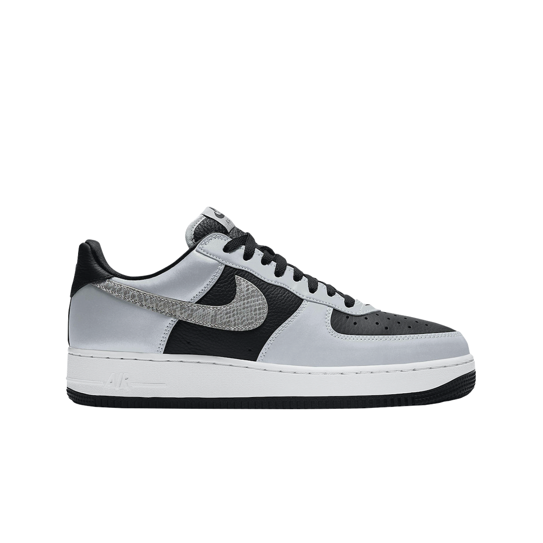 나이키 에어포스 1 B 실버 스네이크