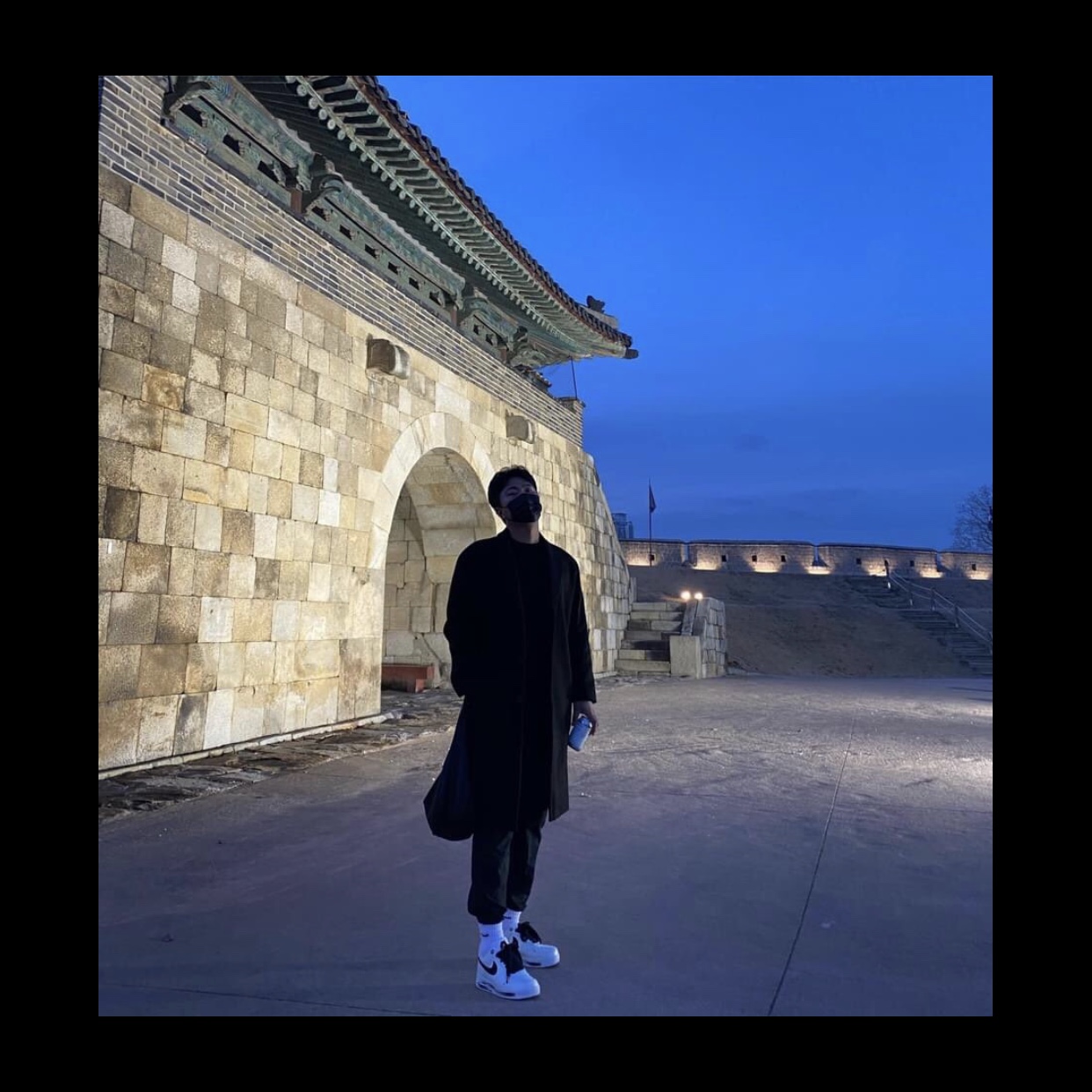 Nike x Peaceminusone Air Force 1 Low Para-Noise 2.0 착용 스타일