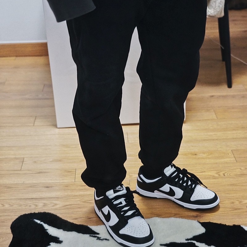 Nike Dunk Low Retro Black 착용 스타일