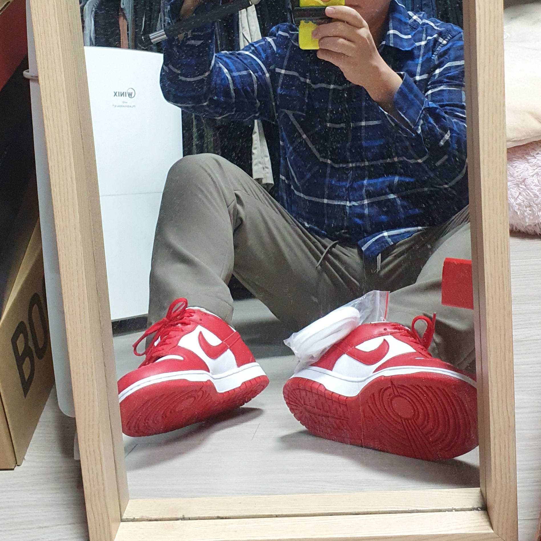 Nike Dunk Low SP University Red 2020 착용 스타일