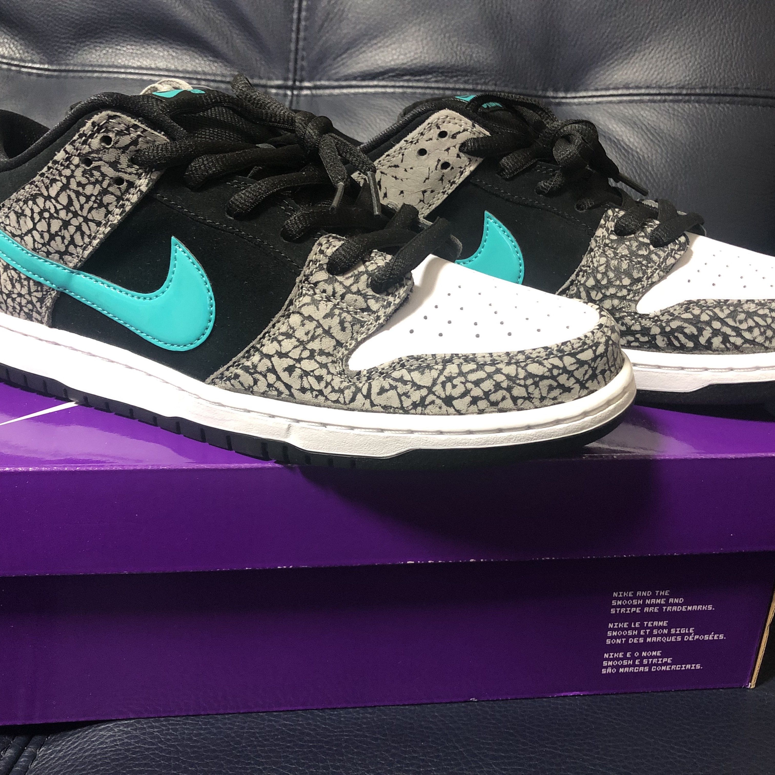 Nike SB Dunk Low Pro Clear Jade 착용 스타일 - 1