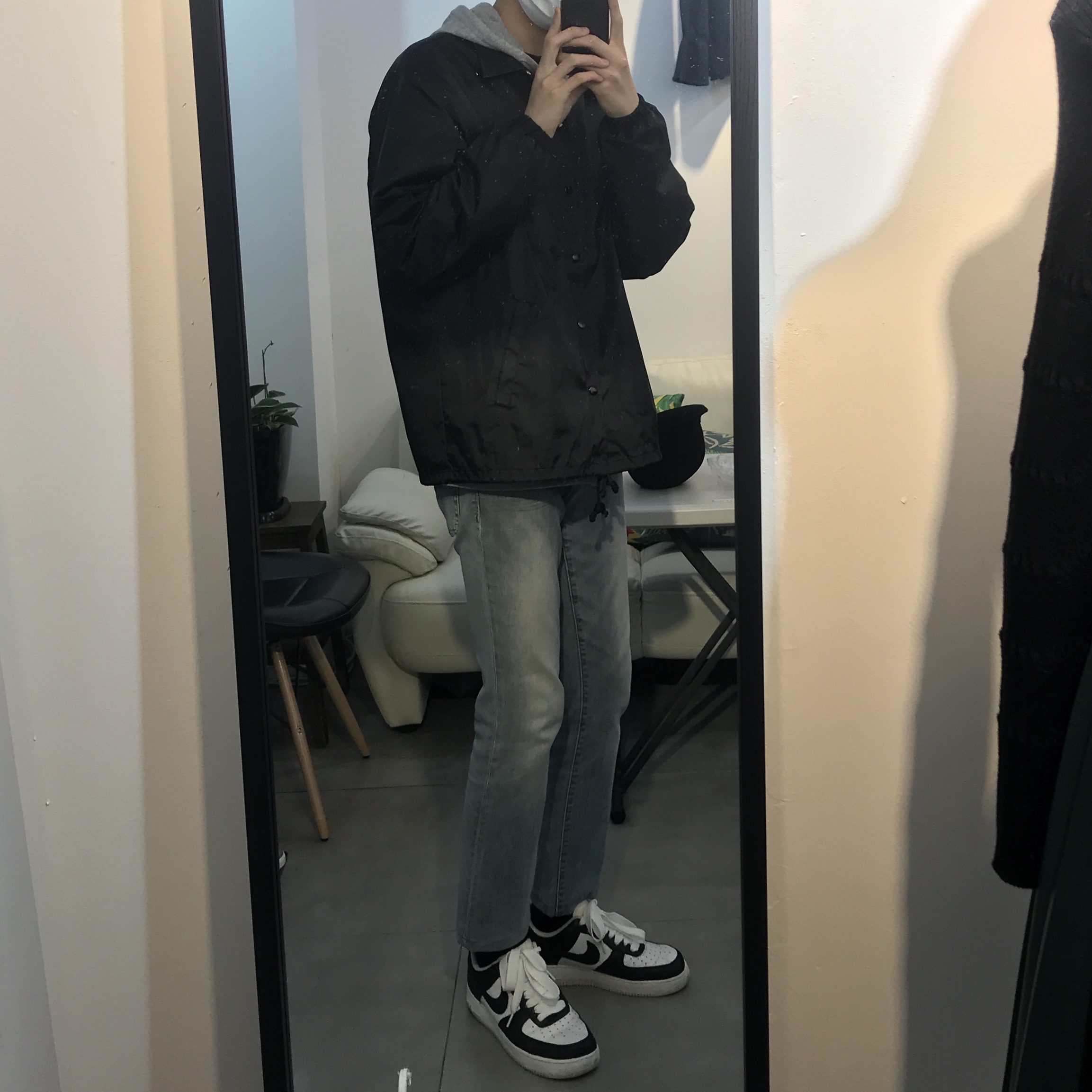 Nike Air Force 1 '07 Low White 착용 스타일