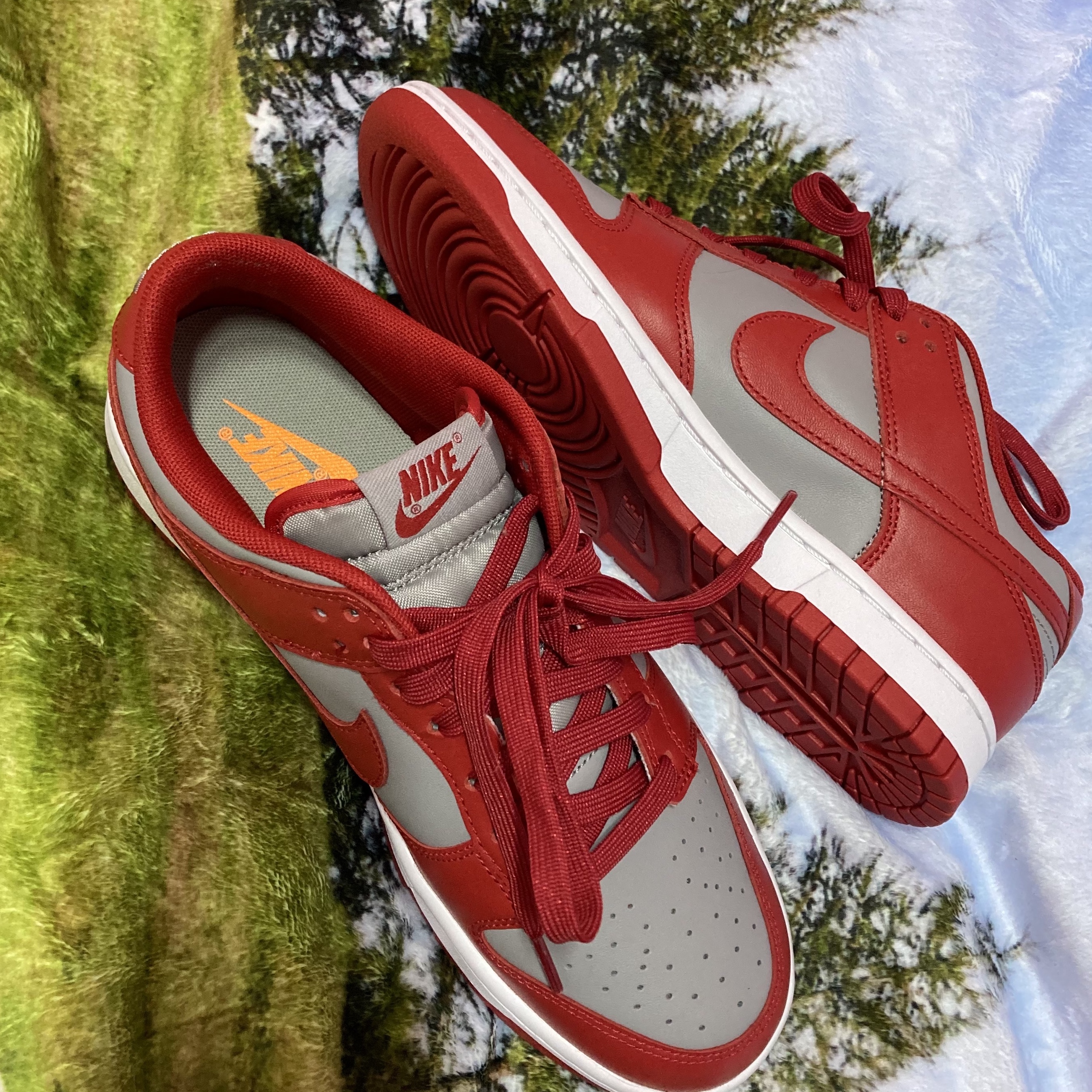 Nike Dunk Low Retro Medium Grey 착용 스타일 - 1