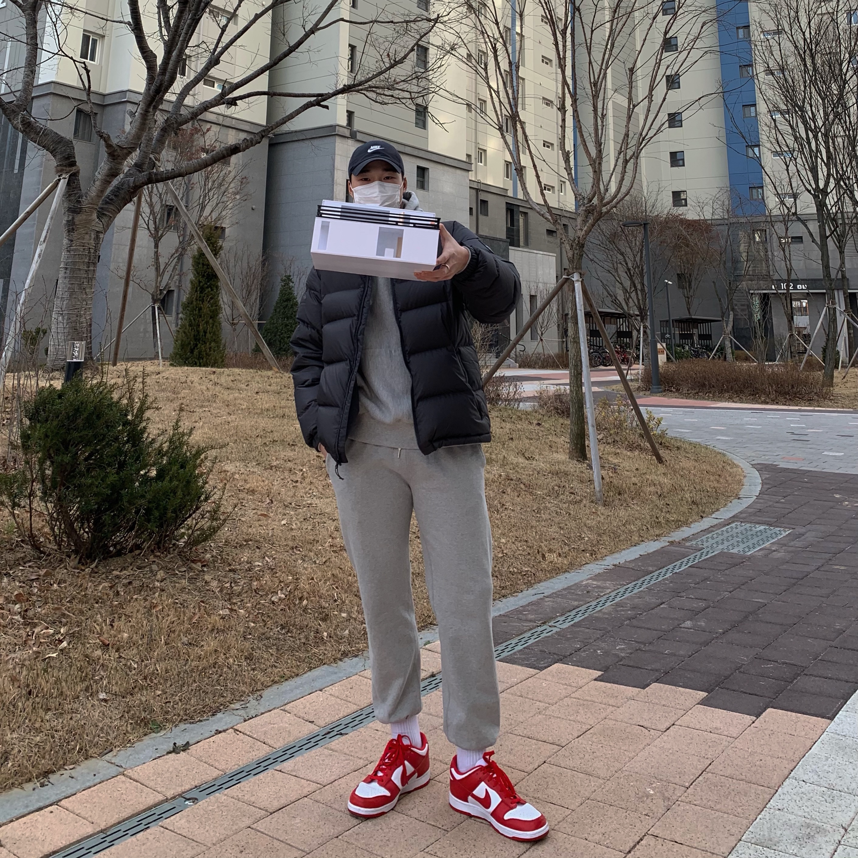 Nike Dunk Low SP University Red 2020 착용 스타일