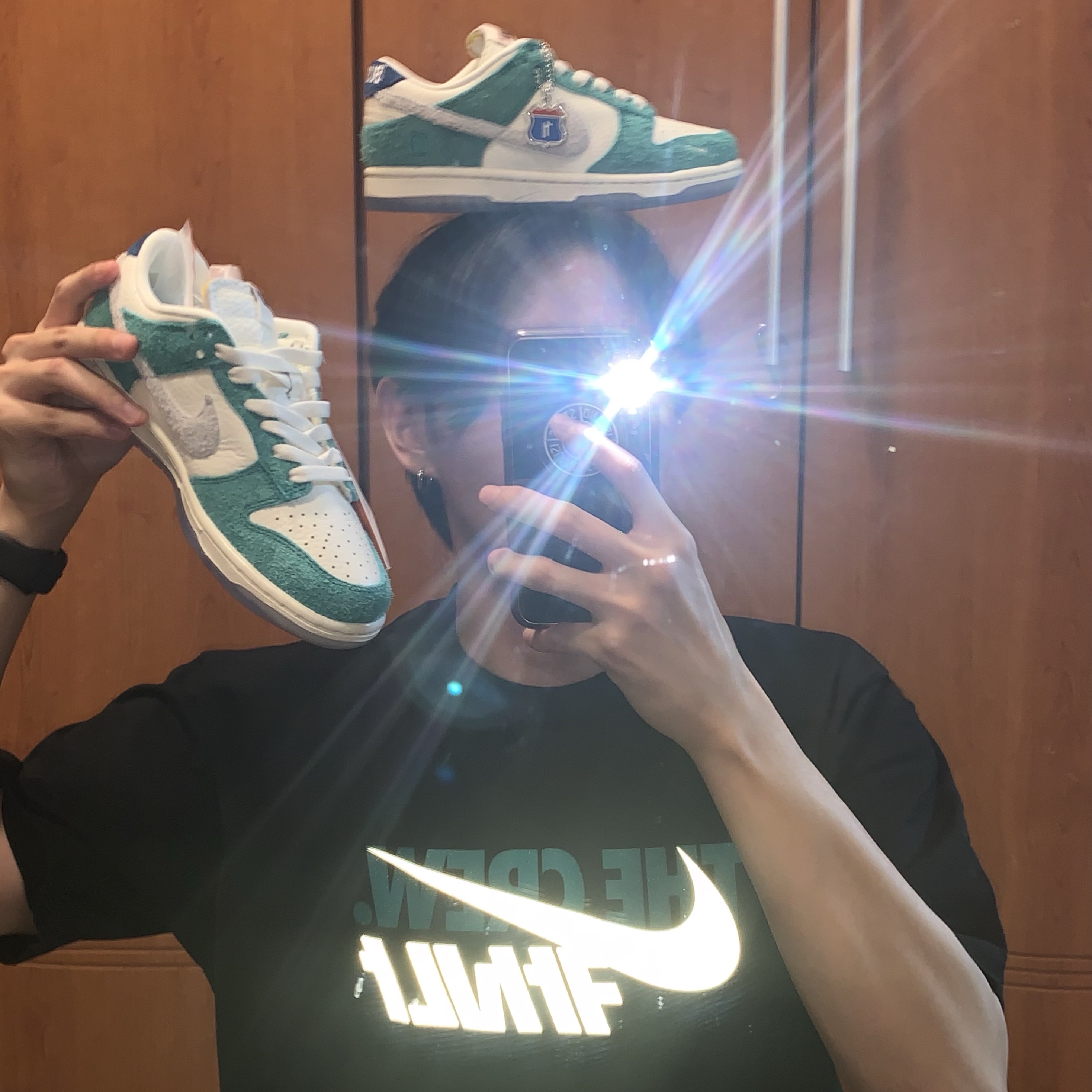 Nike x Kasina Dunk Low Road Sign - Kasina Exclusive 착용 스타일 - 2