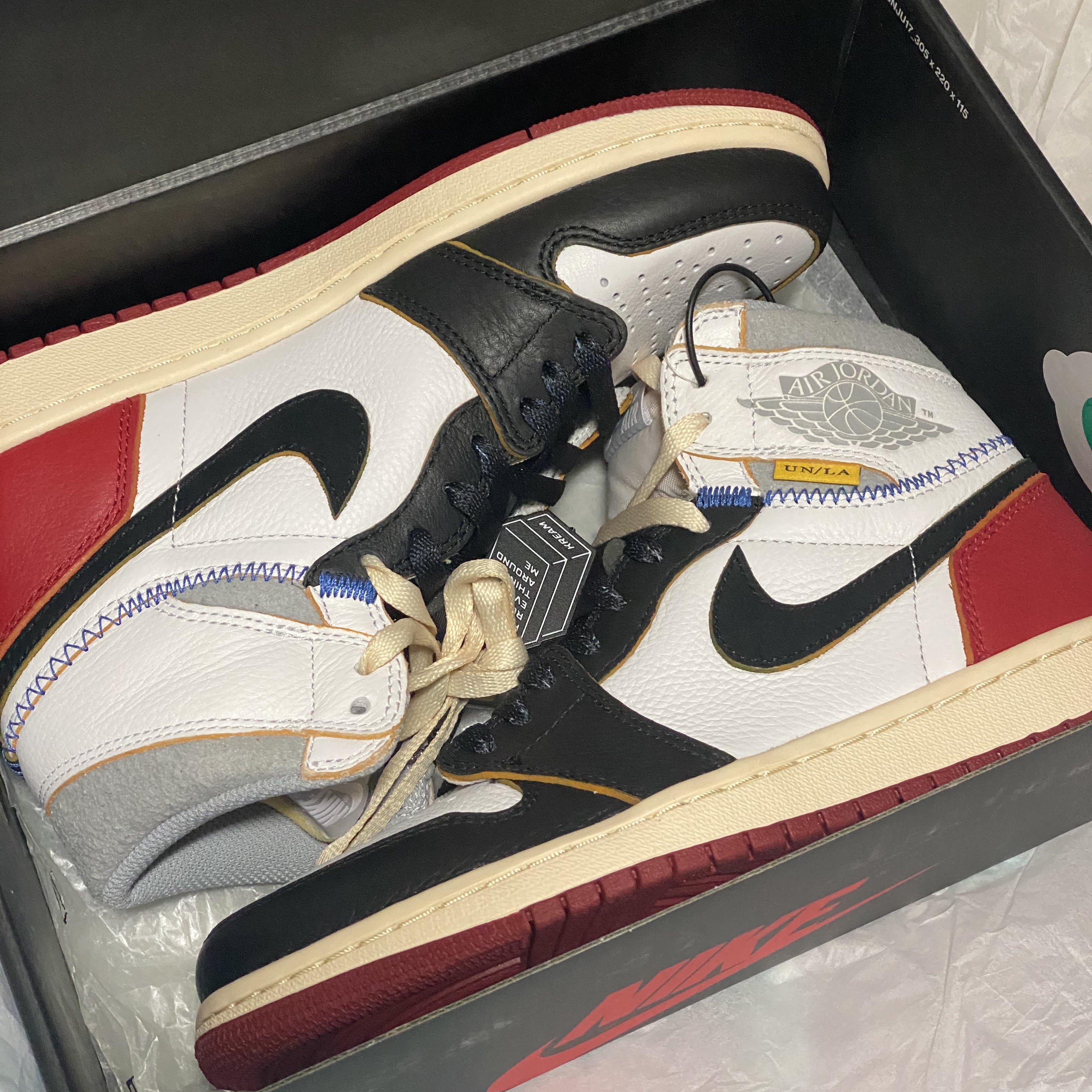 Jordan 1 x Union Retro High Black Toe 착용 스타일