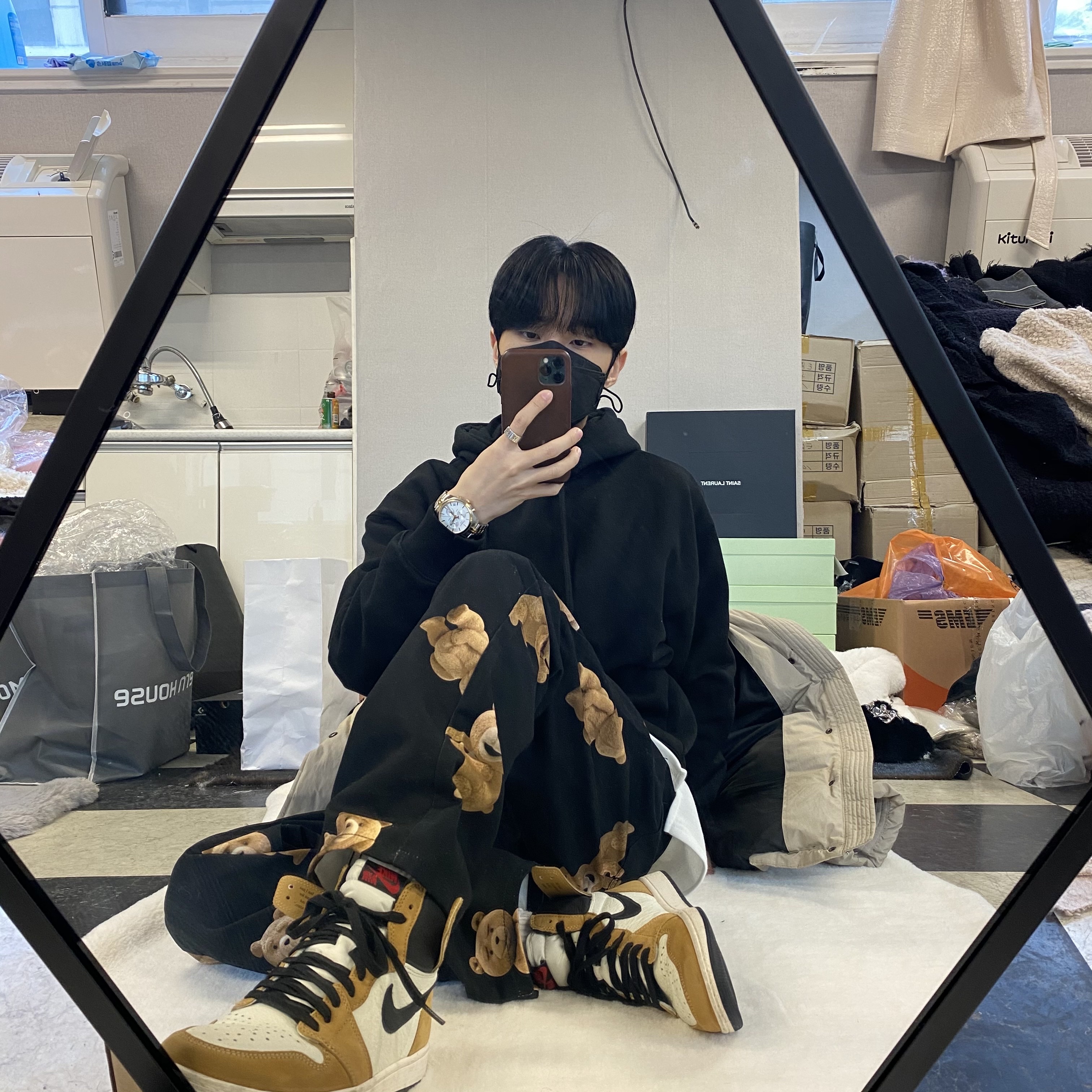 Jordan 1 Retro High Rookie of the Year 착용 스타일 - 1