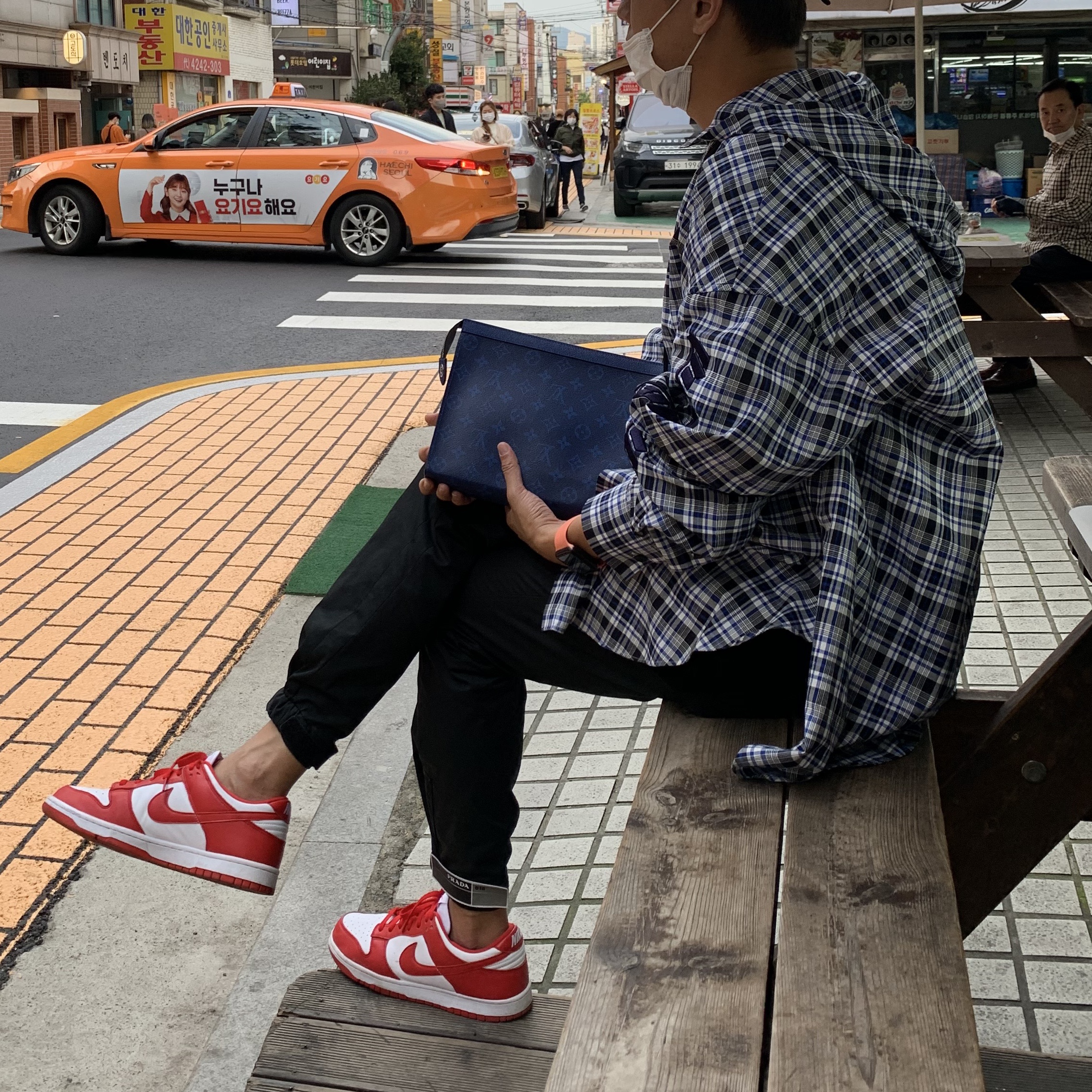 Nike Dunk Low SP University Red 2020 착용 스타일