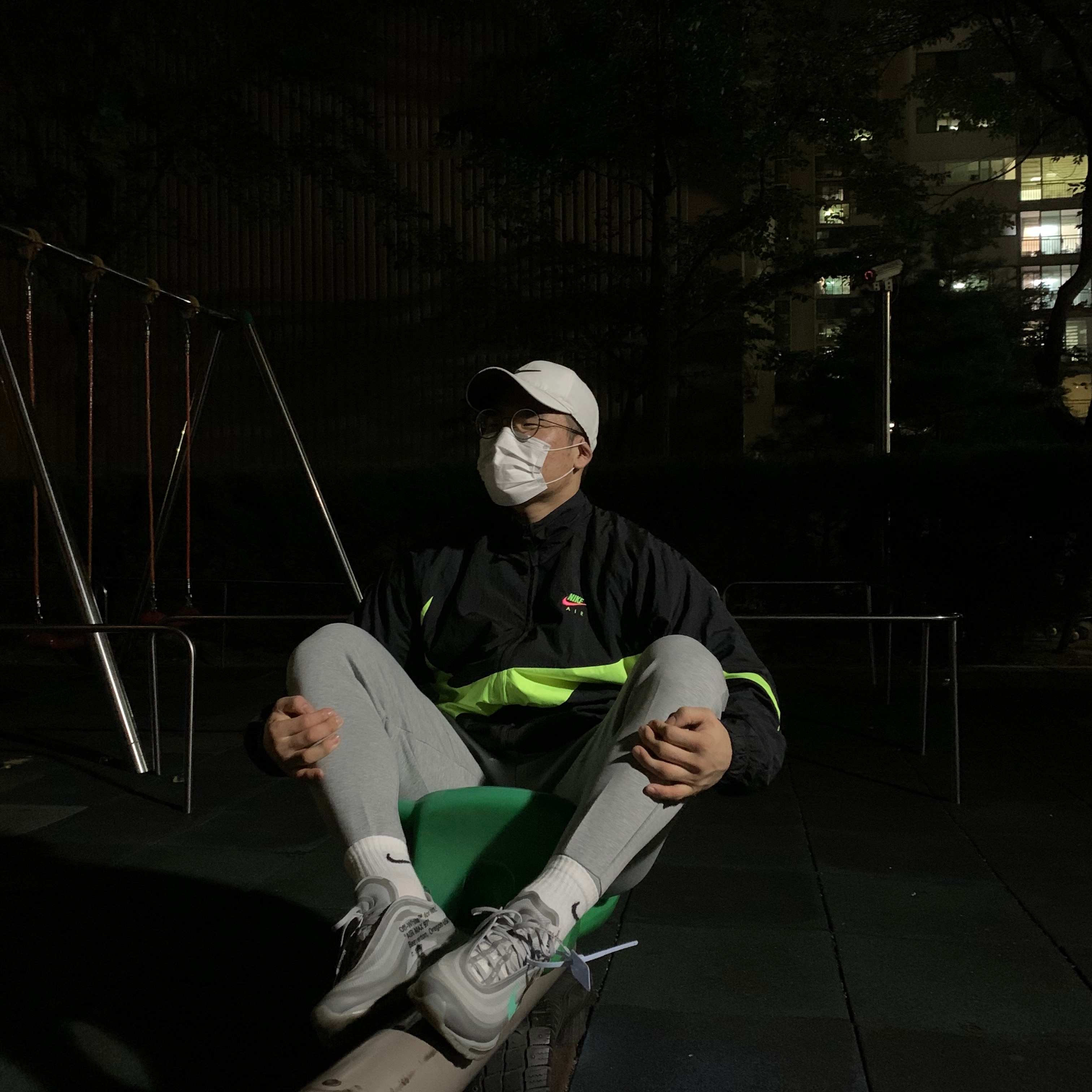 Nike x Off-White Air Max 97 Menta 착용 스타일