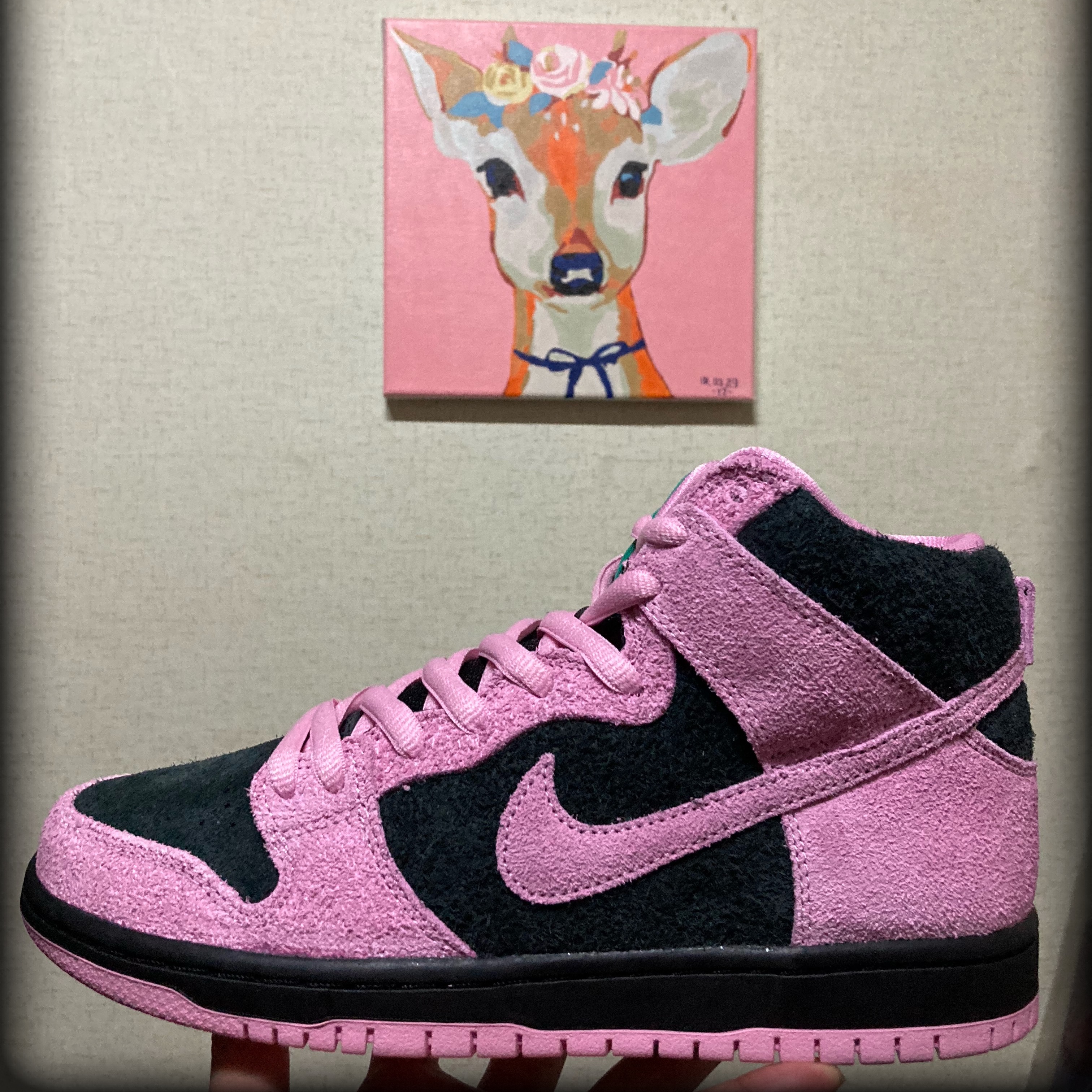 Nike SB Dunk High Pro Invert Celtics 착용 스타일 - 1