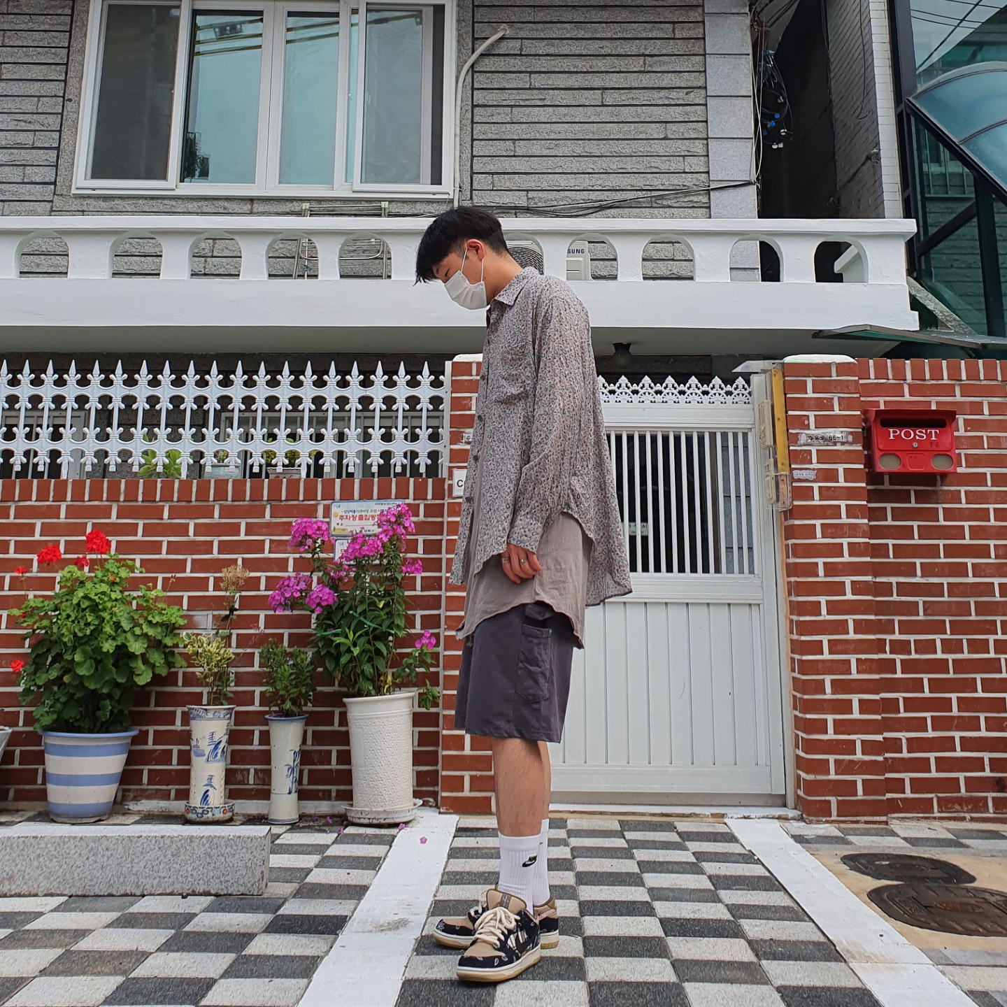 Nike x Travis Scott SB Dunk Low 착용 스타일