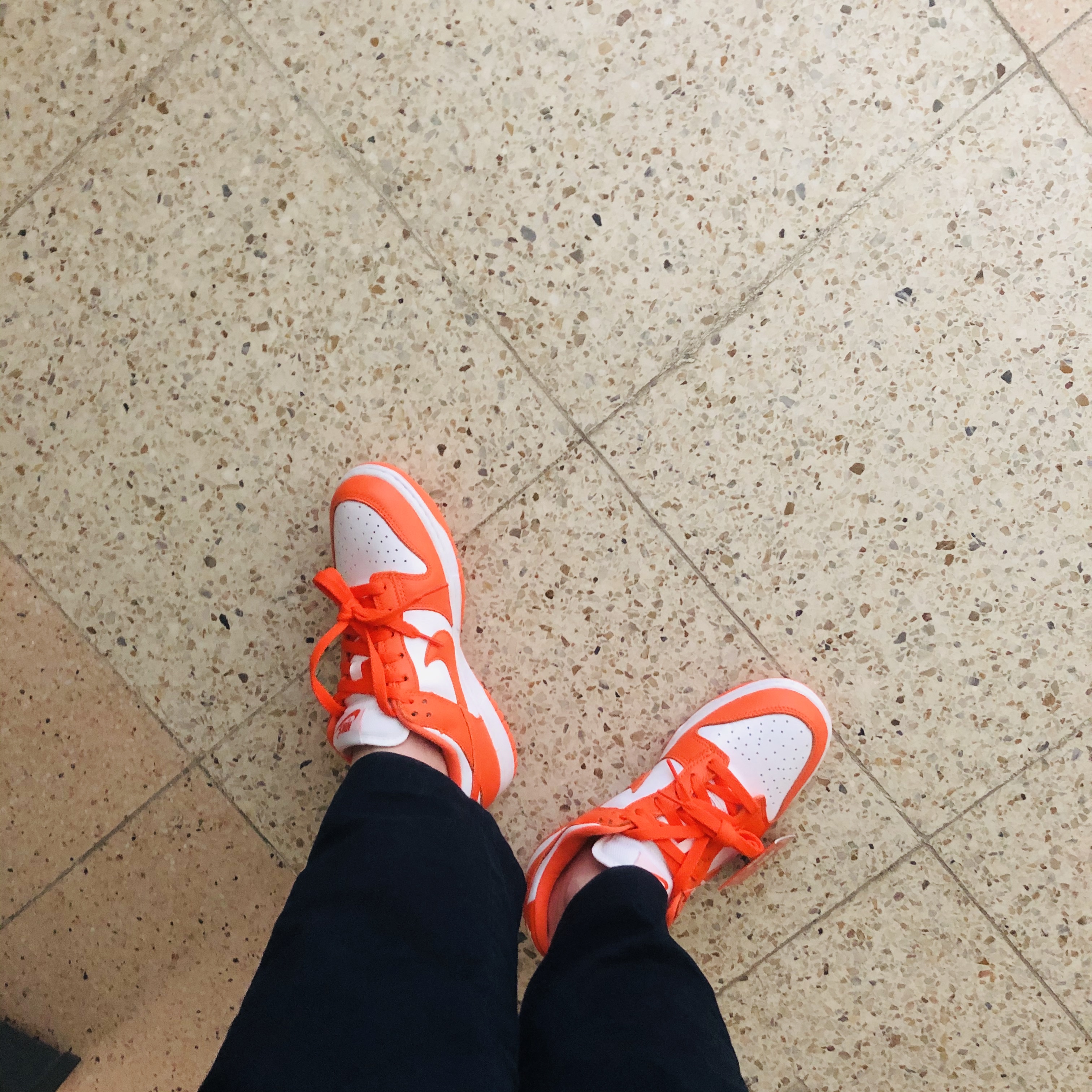Nike Dunk Low SP Syracuse 2020, Nike Dunk Low SP Ceramic 착용 스타일 - 1
