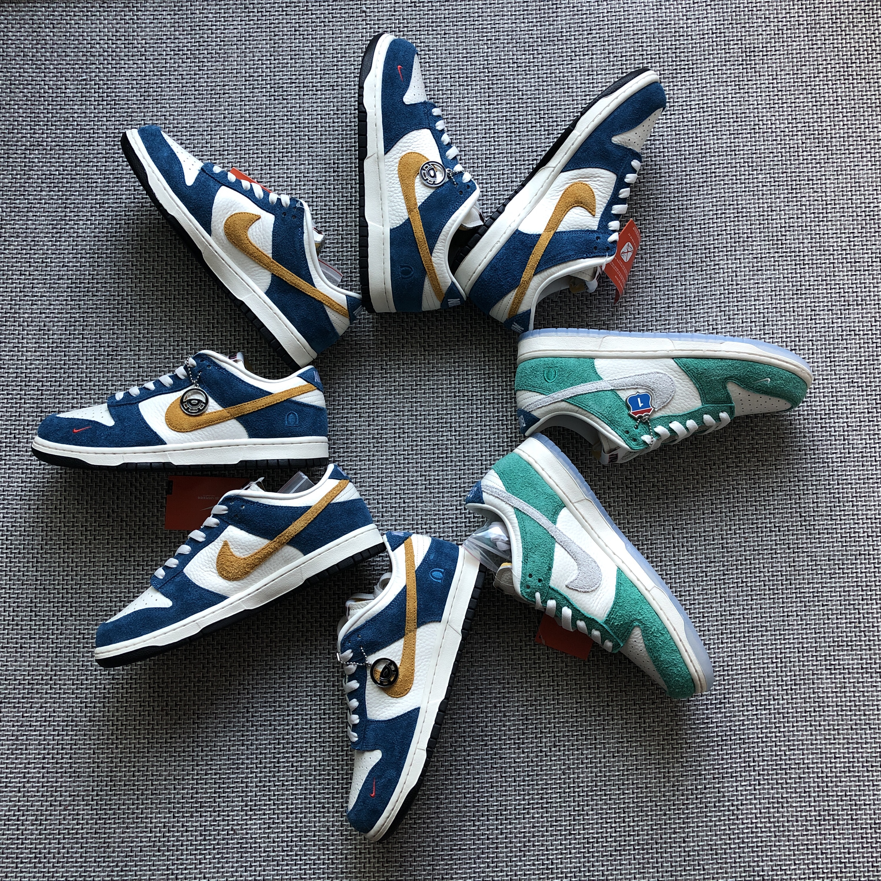 Nike x Kasina Dunk Low 80's Bus, Nike x Kasina Dunk Low Road Sign - Kasina Exclusive 착용 스타일 - 2