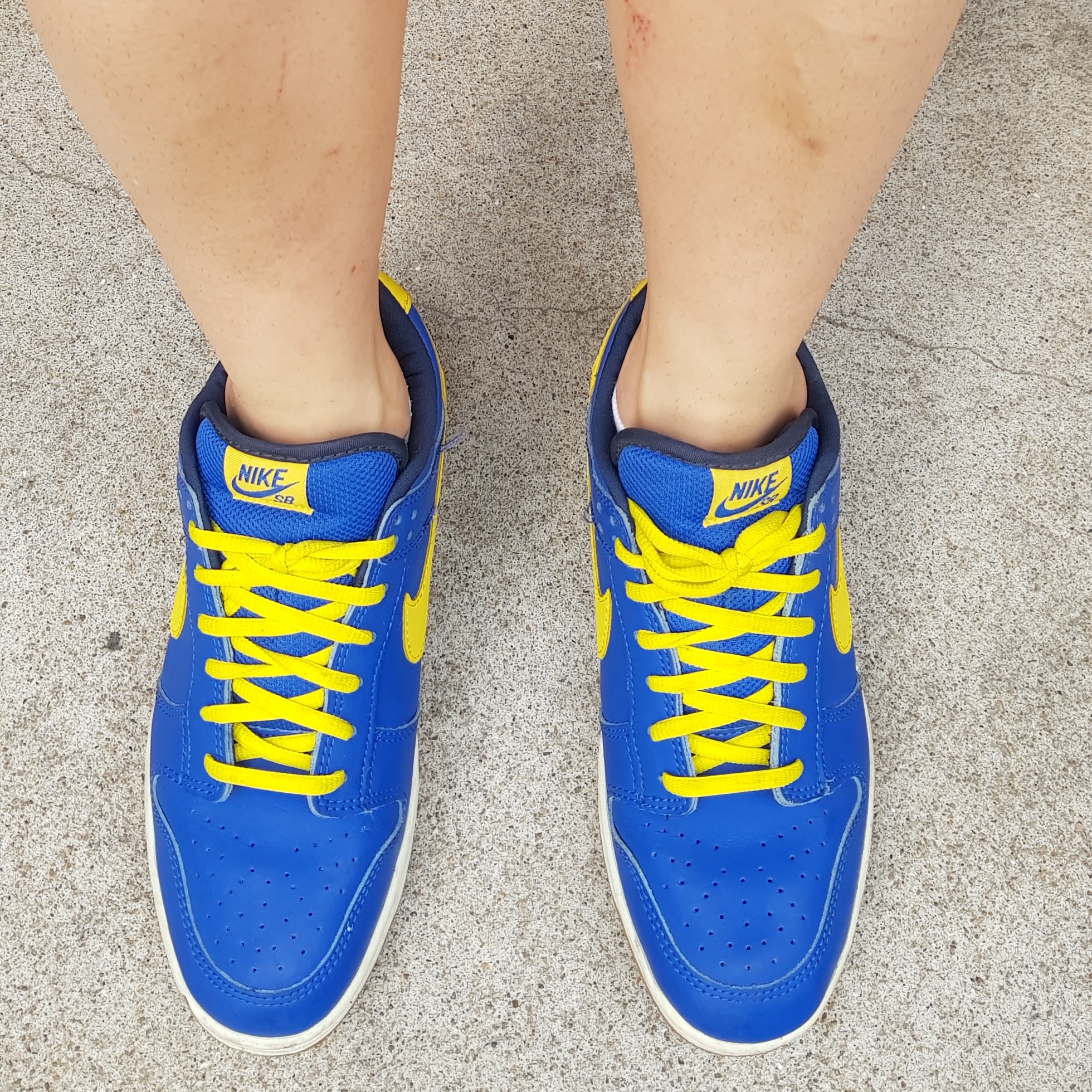 Nike SB Zoom Dunk Low Pro Boca Jr 착용 스타일 - 3
