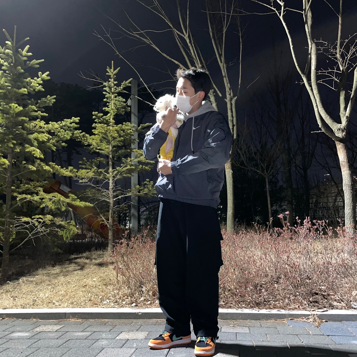 Nike Dunk Low SP Ceramic, Nike x Stussy Windrunner Jacket Off Noir 착용 스타일 - 2