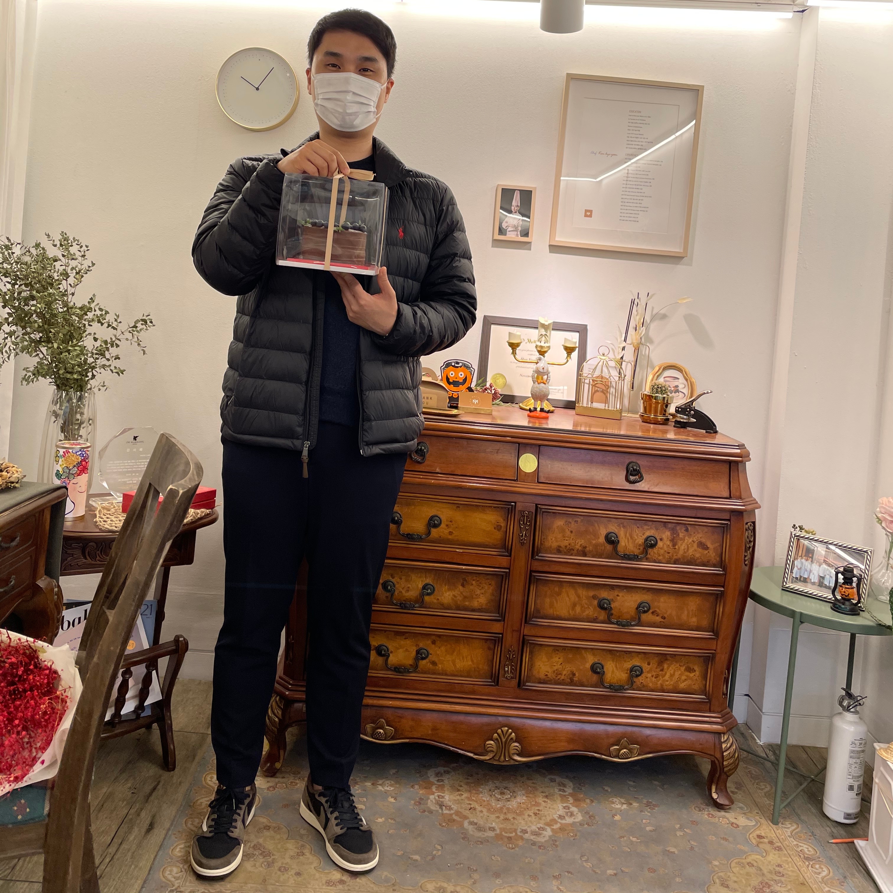 Jordan 1 x Travis Scott Retro Low OG SP Mocha 착용 스타일