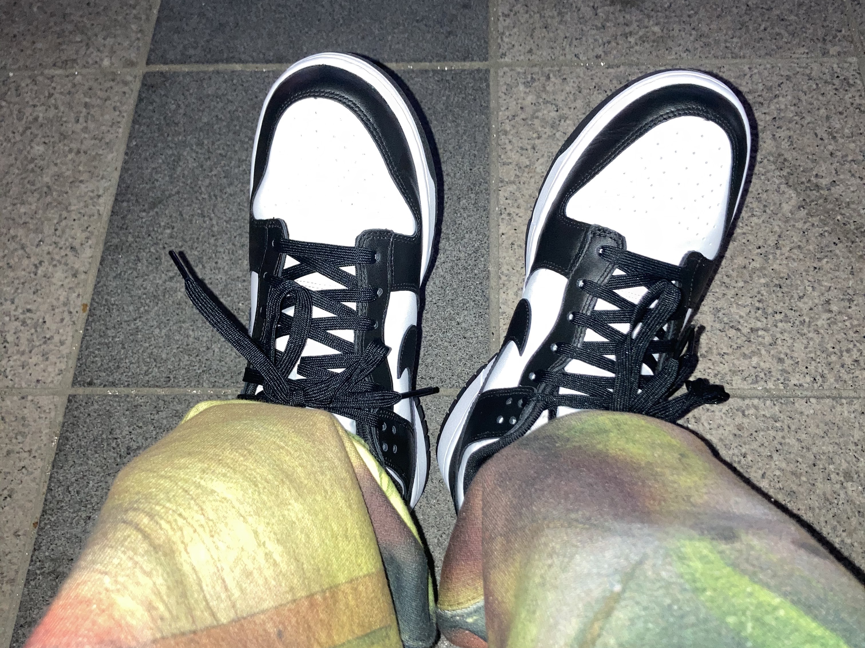 Nike Dunk Low Retro Black 착용 스타일