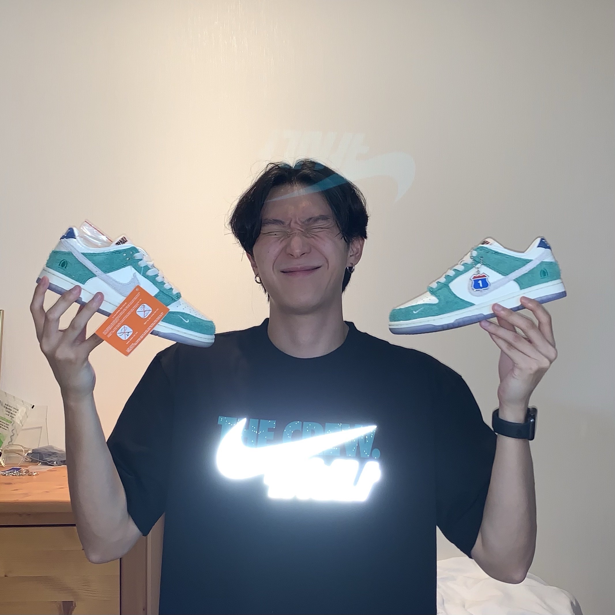 Nike x Kasina Dunk Low Road Sign - Kasina Exclusive 착용 스타일 - 3