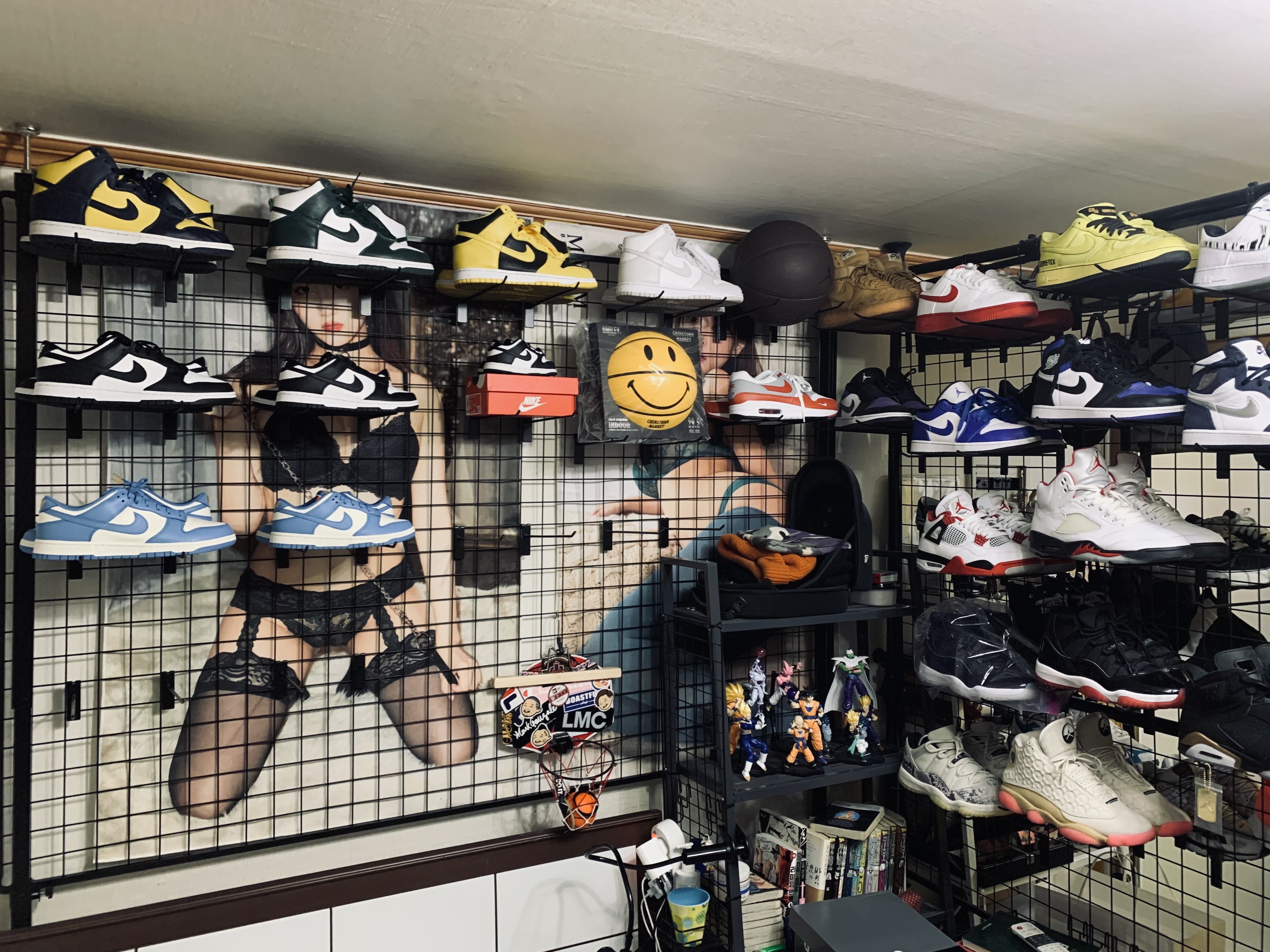 (W) Nike Dunk Low Coast, Nike Dunk Low Retro Black 착용 스타일 - 3