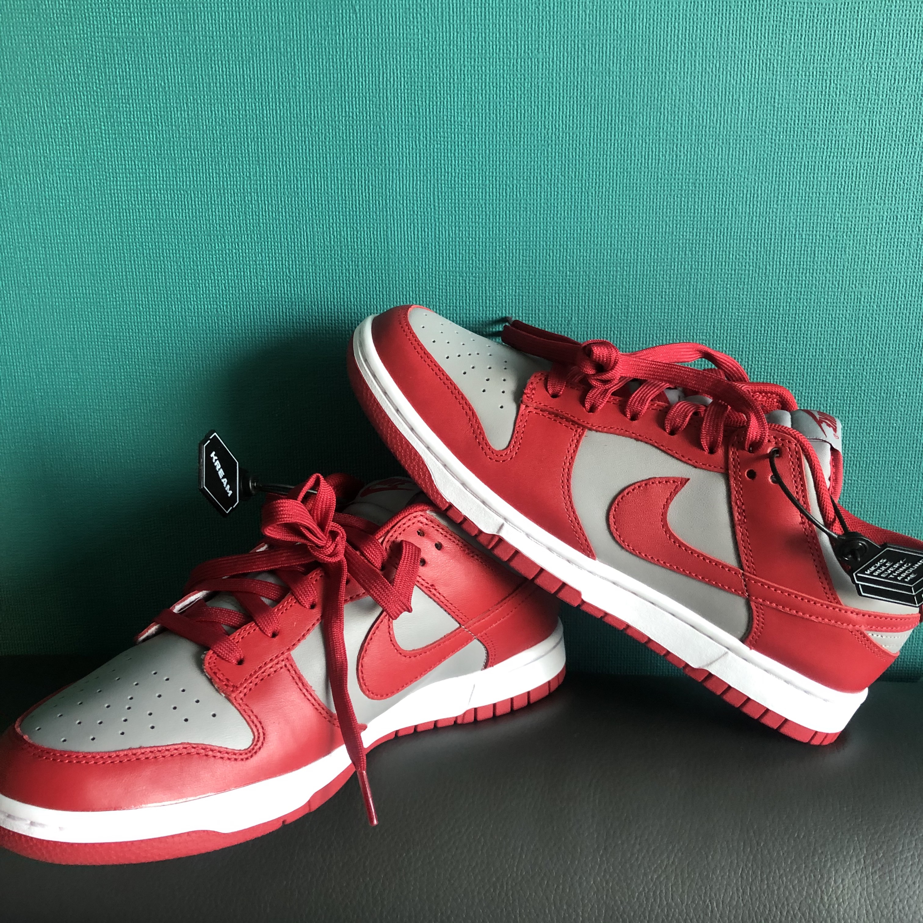 Nike Dunk Low Retro Medium Grey 착용 스타일 - 1
