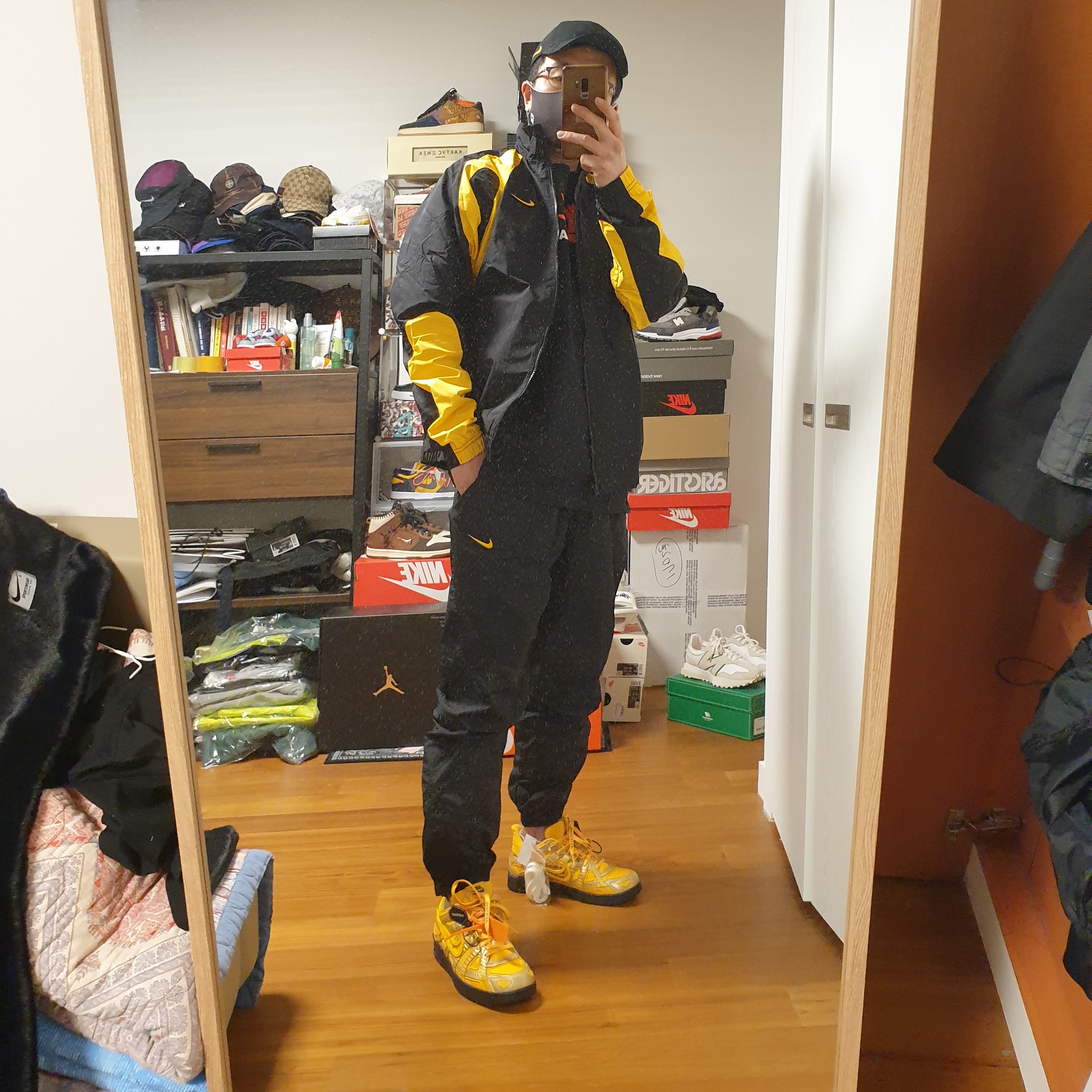 Nike x Drake Nocta Essential Cap Black, Nike x Drake Nocta Essential Track Pants Black - US/EU 착용 스타일 - 1