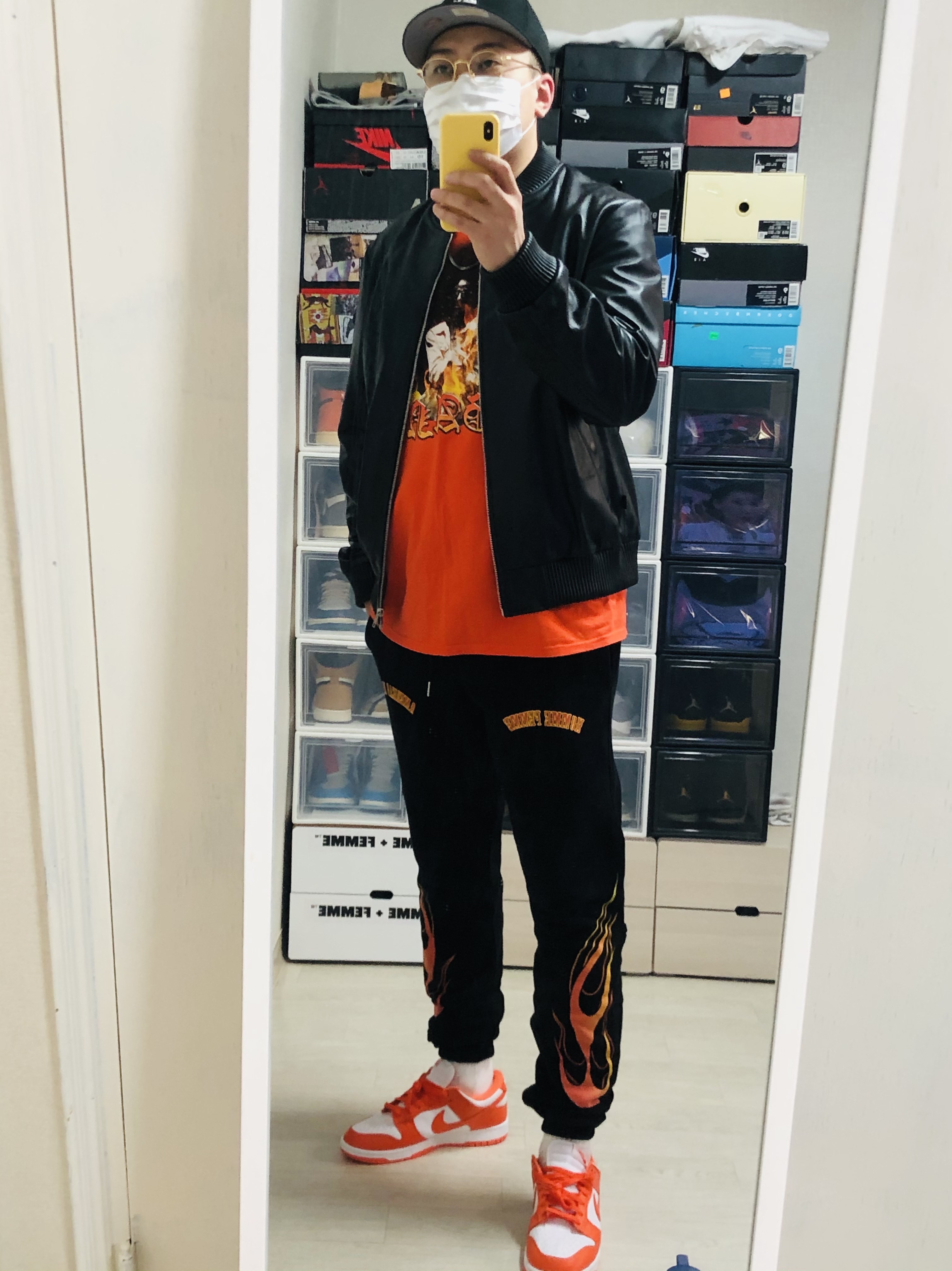 Nike Dunk Low SP Syracuse 2020 착용 스타일