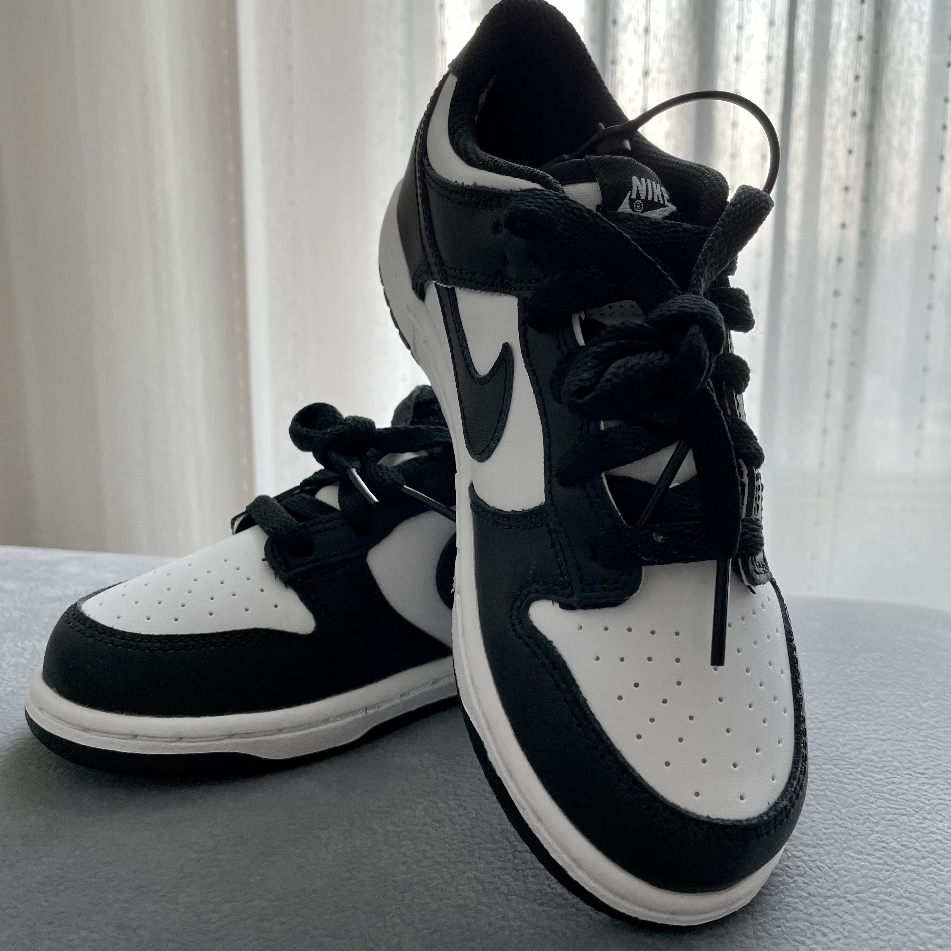 Nike Dunk Low Retro Black 착용 스타일 - 1