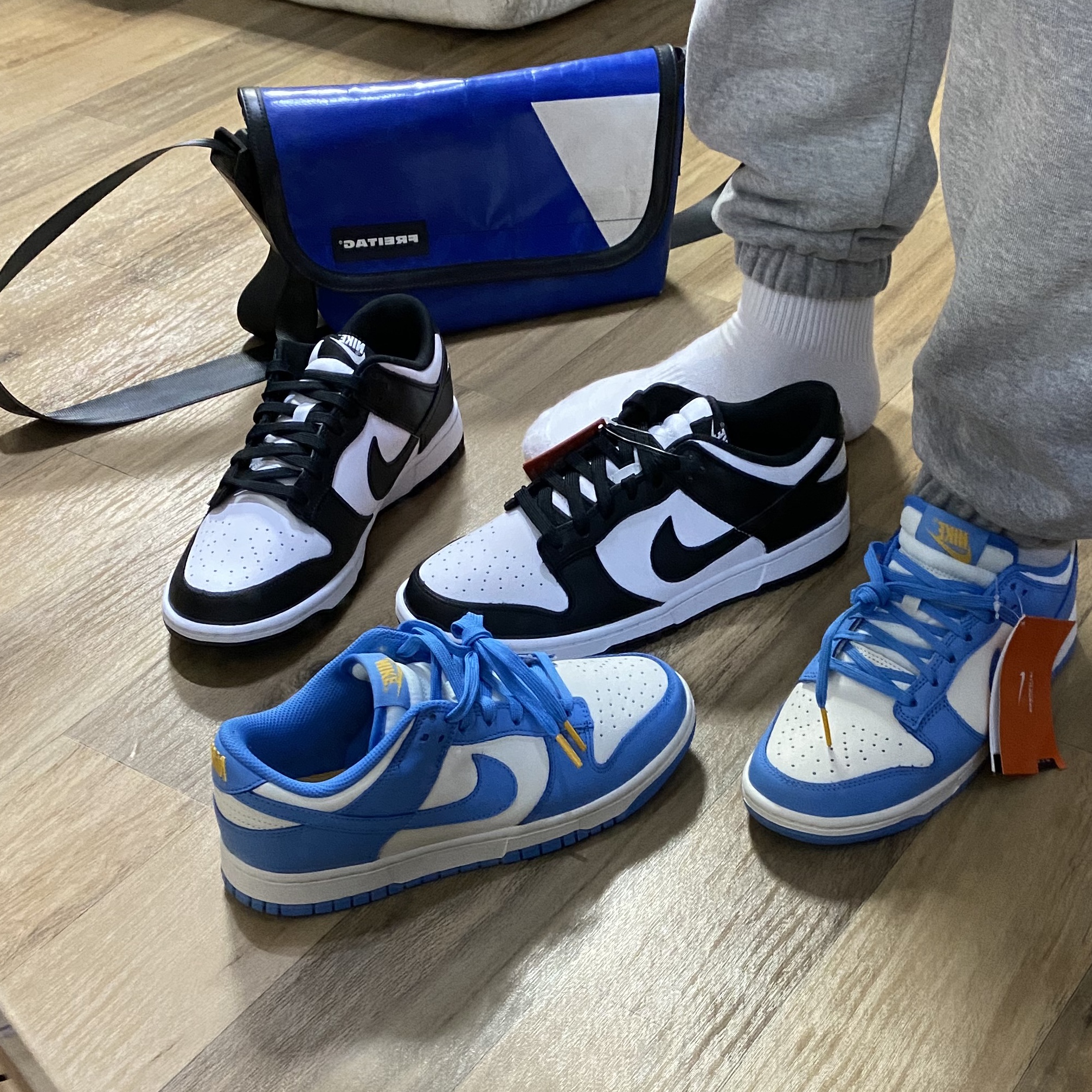 Nike Dunk Low Retro Black, (W) Nike Dunk Low Coast 착용 스타일 - 1