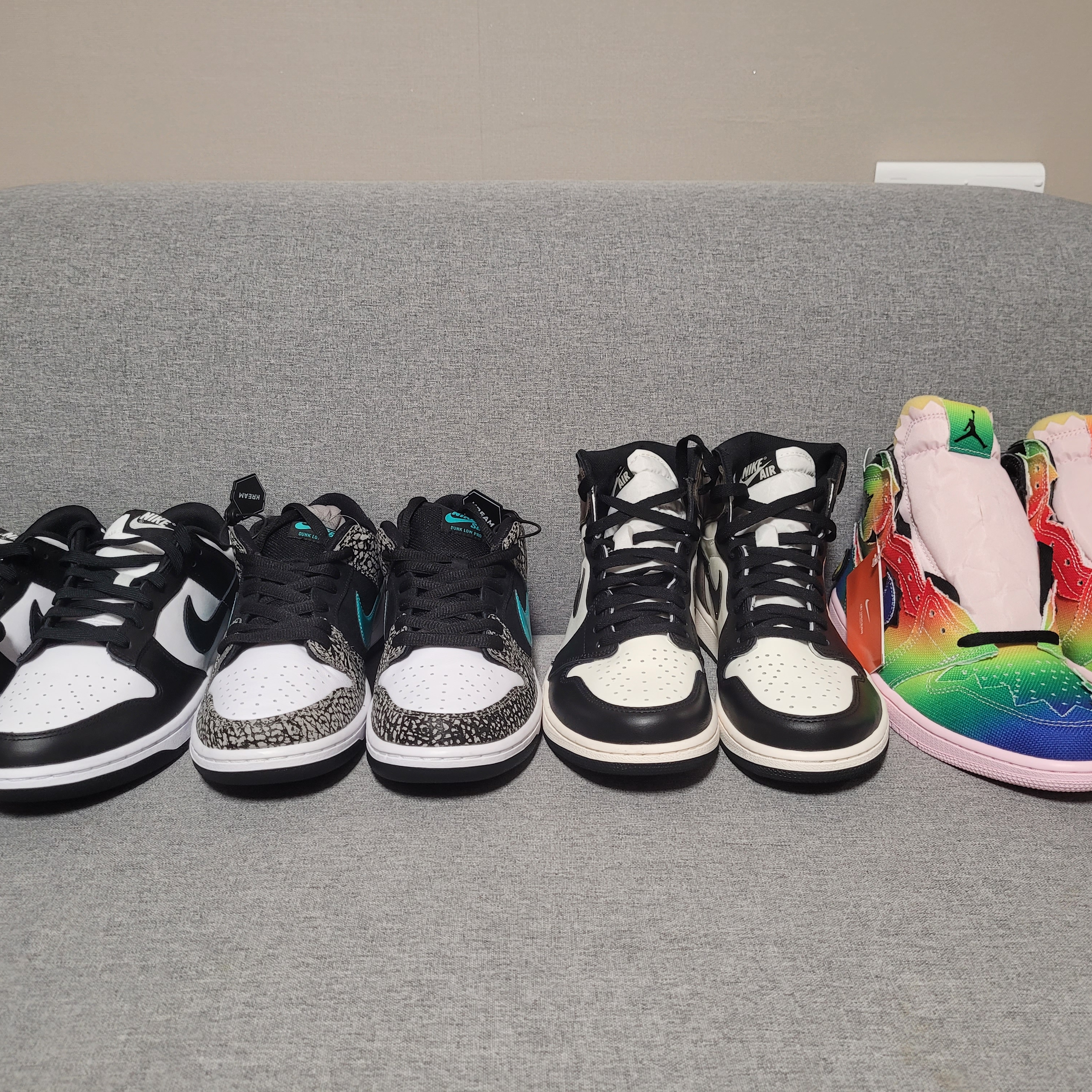 Nike Dunk Low Retro Black, Nike SB Dunk Low Pro Clear Jade 착용 스타일 - 2