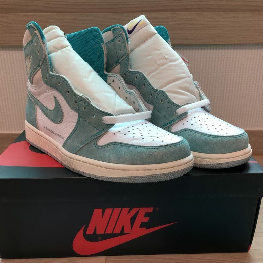 Jordan 1 Retro High OG Turbo Green 착용 스타일