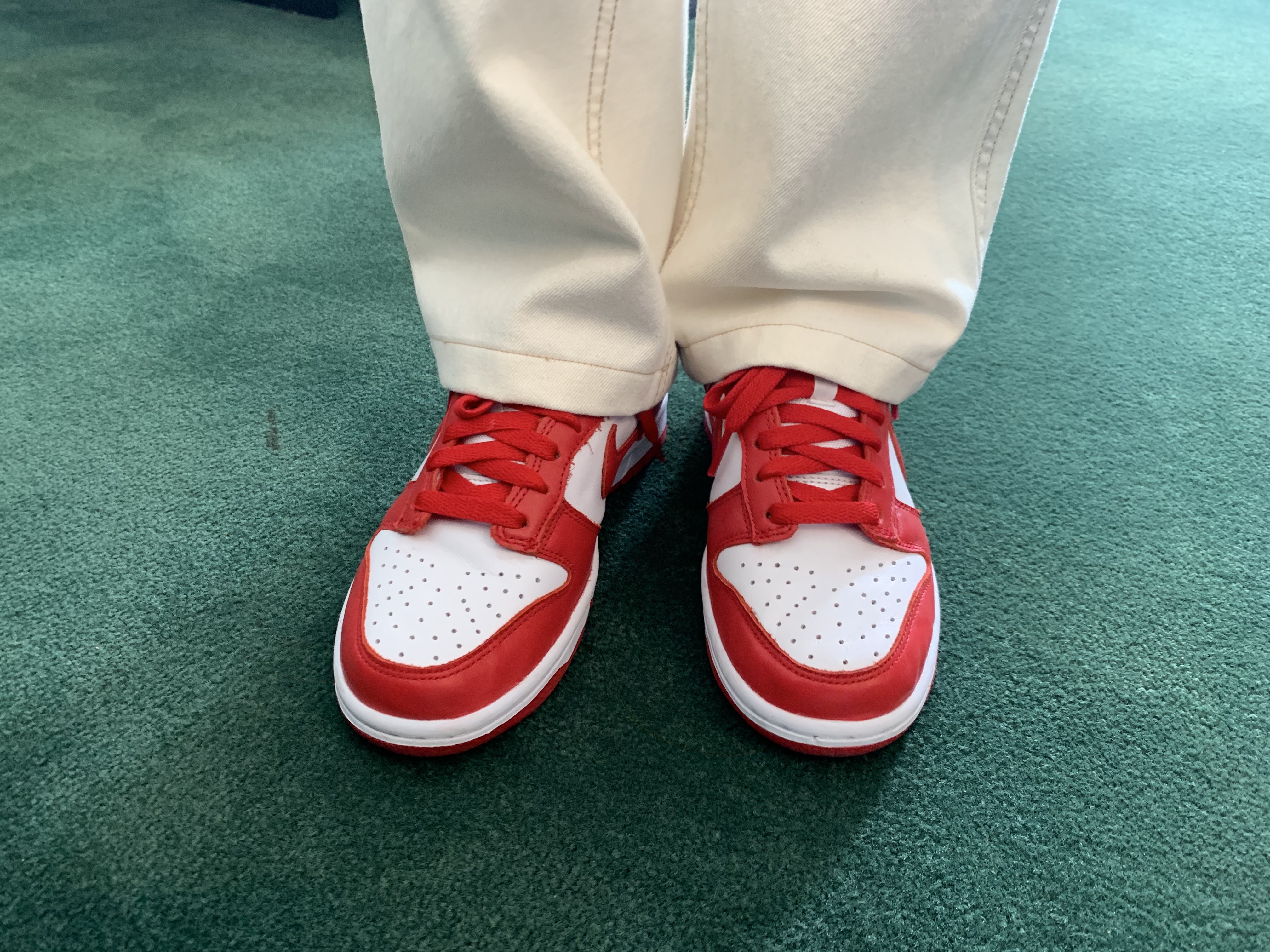 Nike Dunk Low SP University Red 2020 착용 스타일