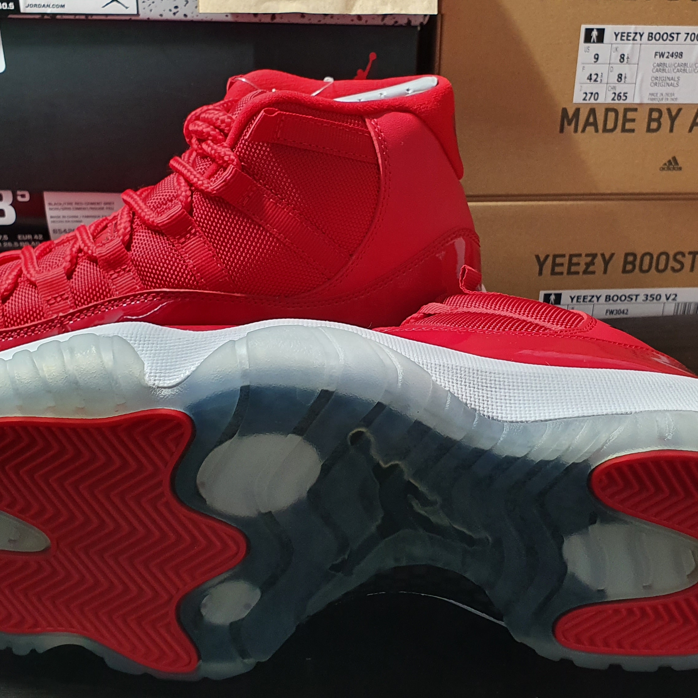 Jordan 11 Retro Win Like 96 Gym Red 착용 스타일 - 2