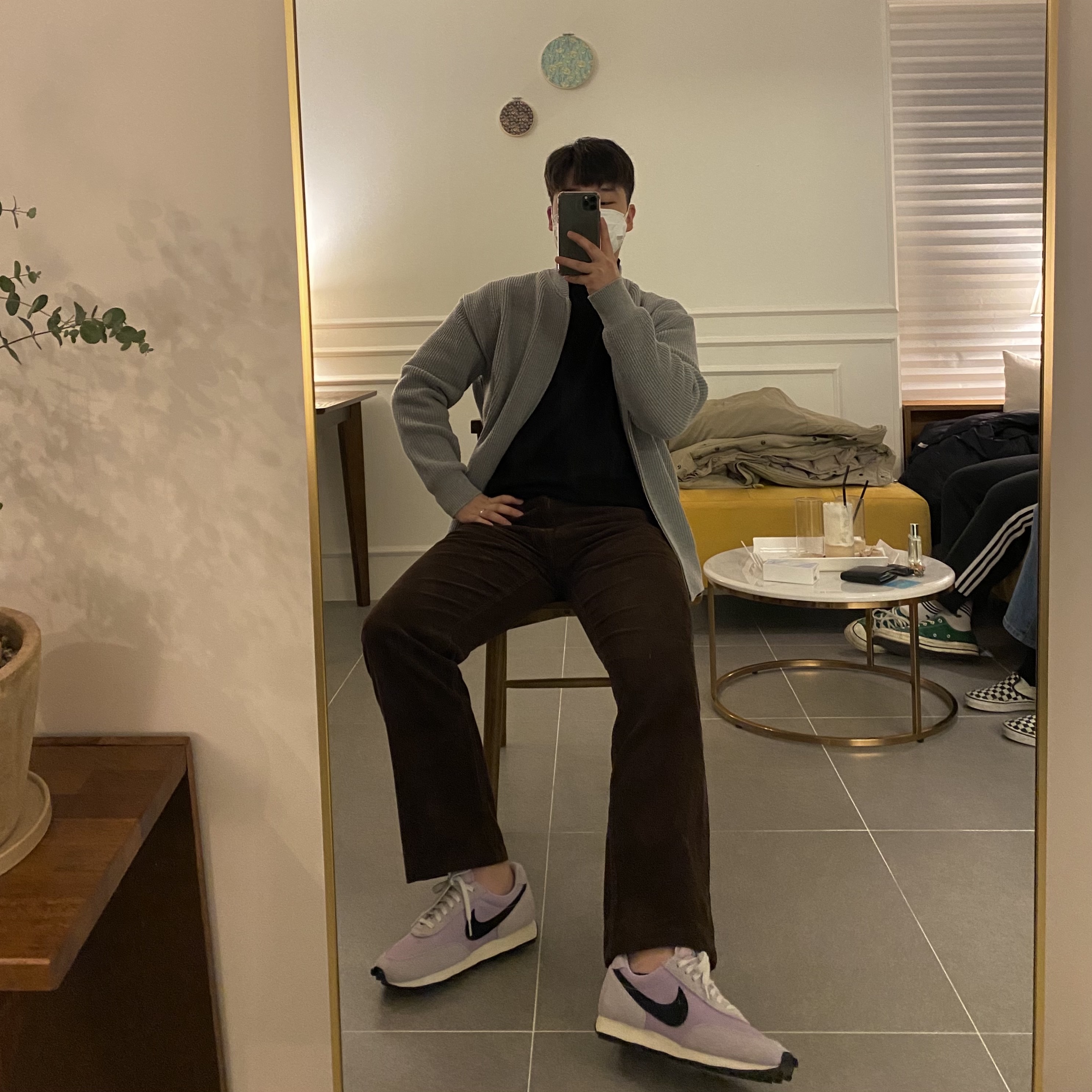 Nike Daybreak SP Lavender Mist 착용 스타일