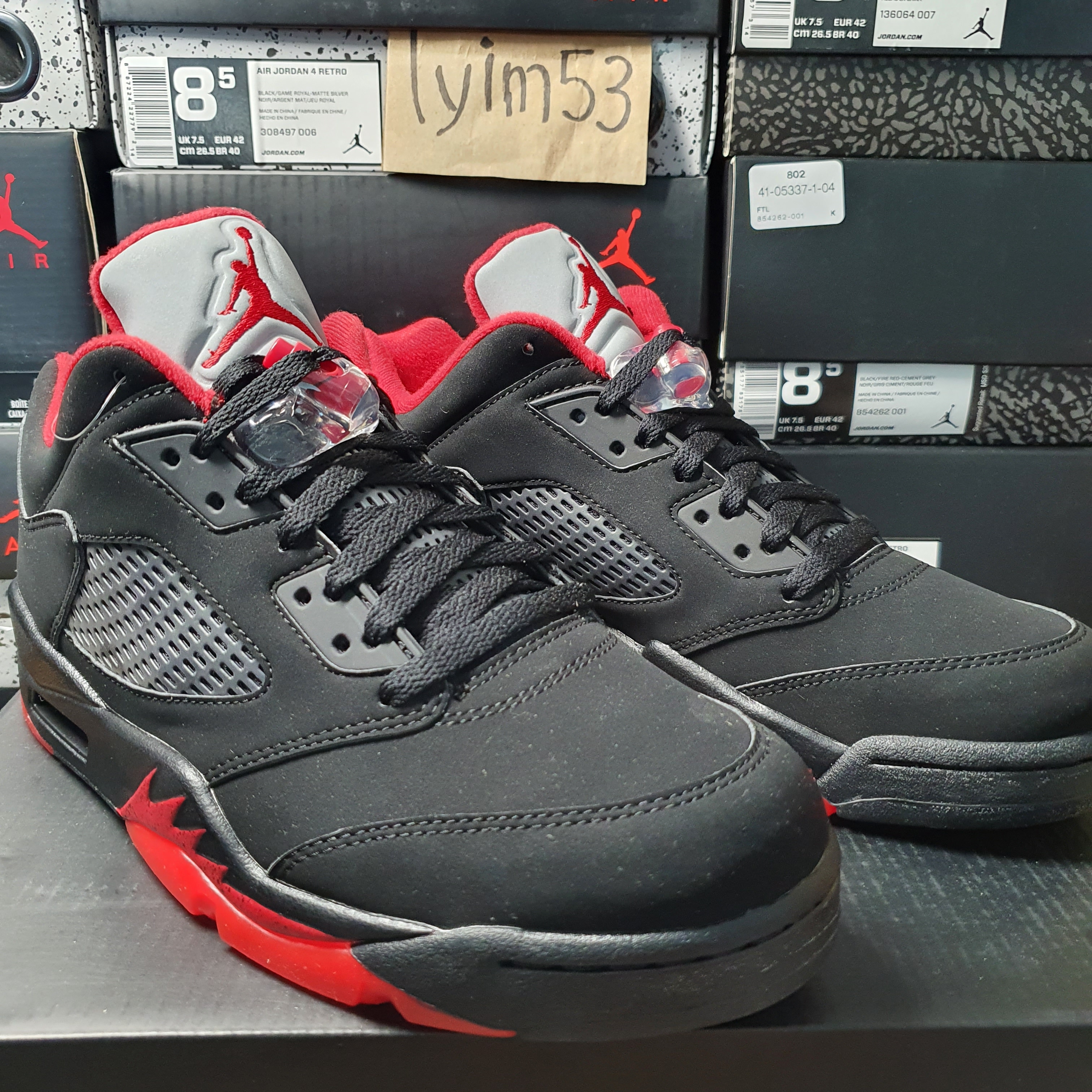 Jordan 5 Retro Low Alternate 90 착용 스타일 - 1